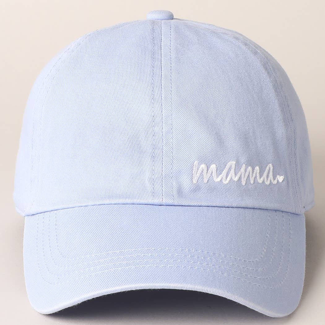 Mama Letters Embroidered Baseball Cap