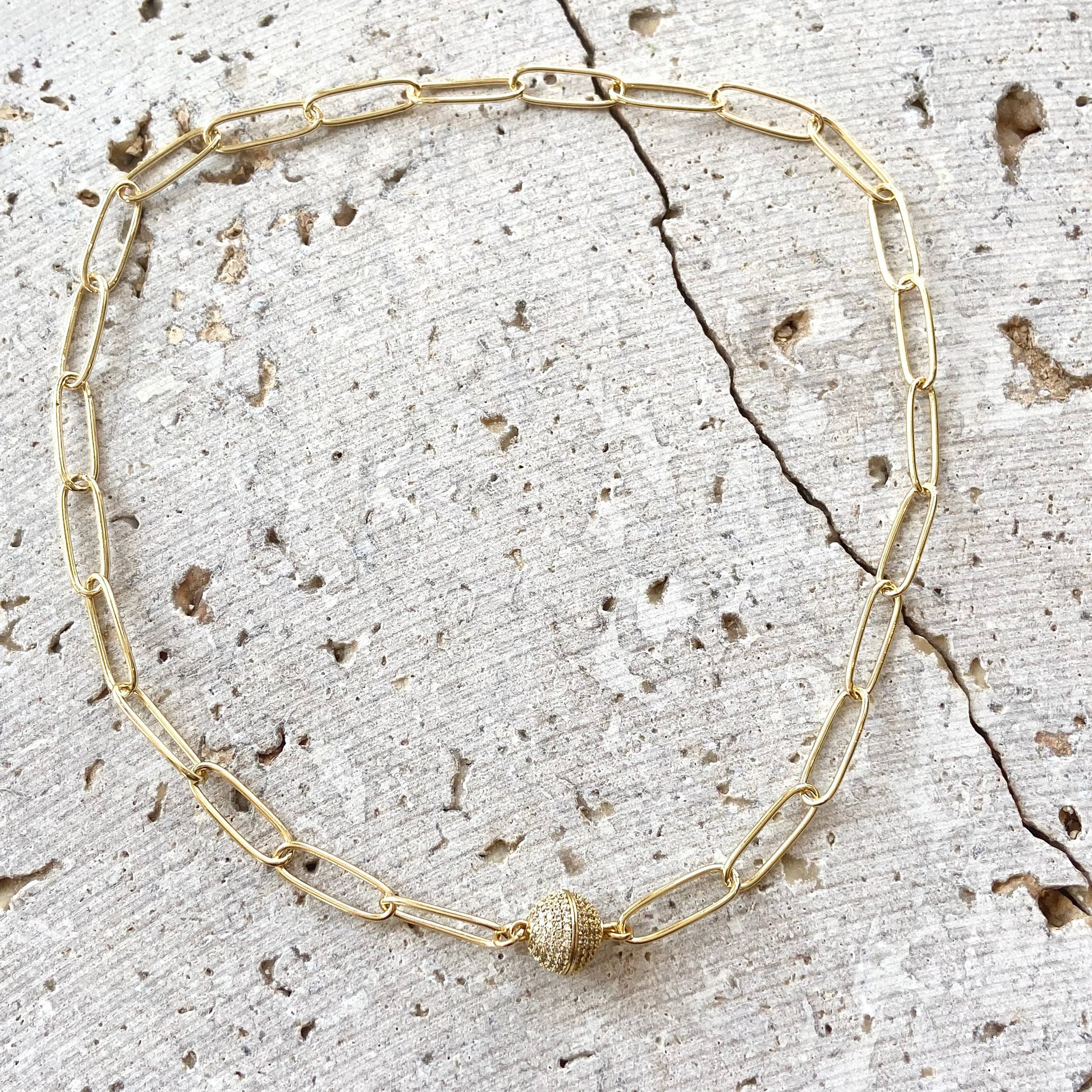 Magnetic Paperclip Chain Necklace