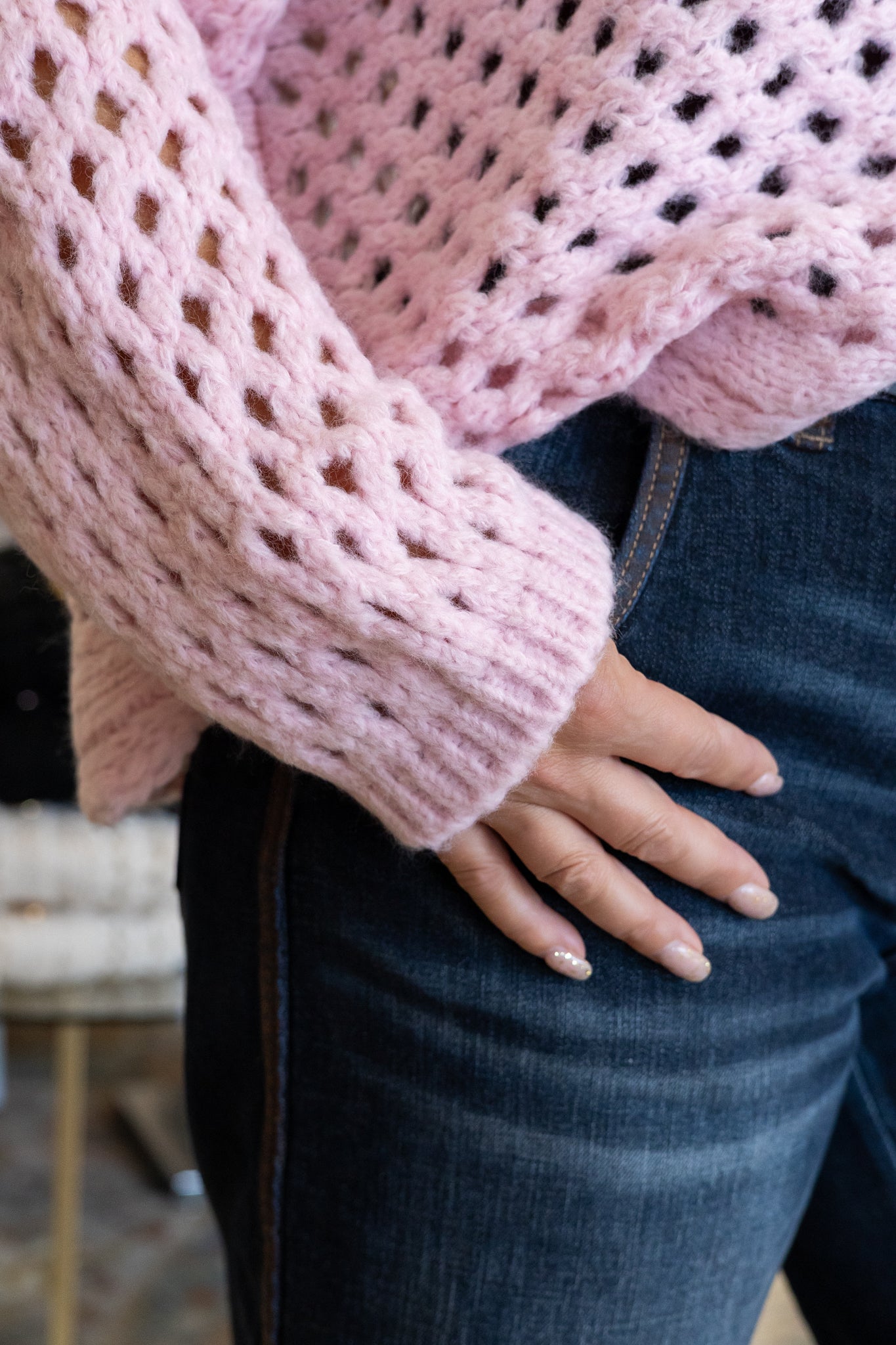 Greysen Chunky Knit Cropped Sweater