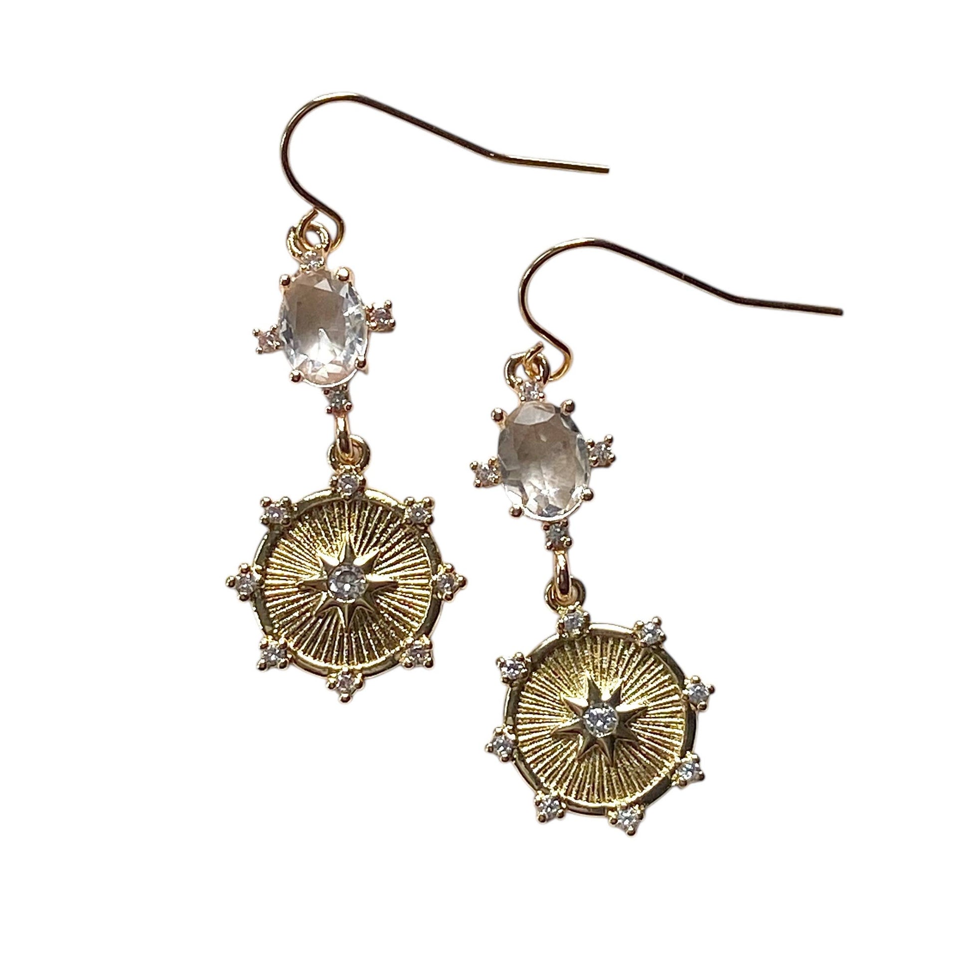 Sunburst Celestial Earrings