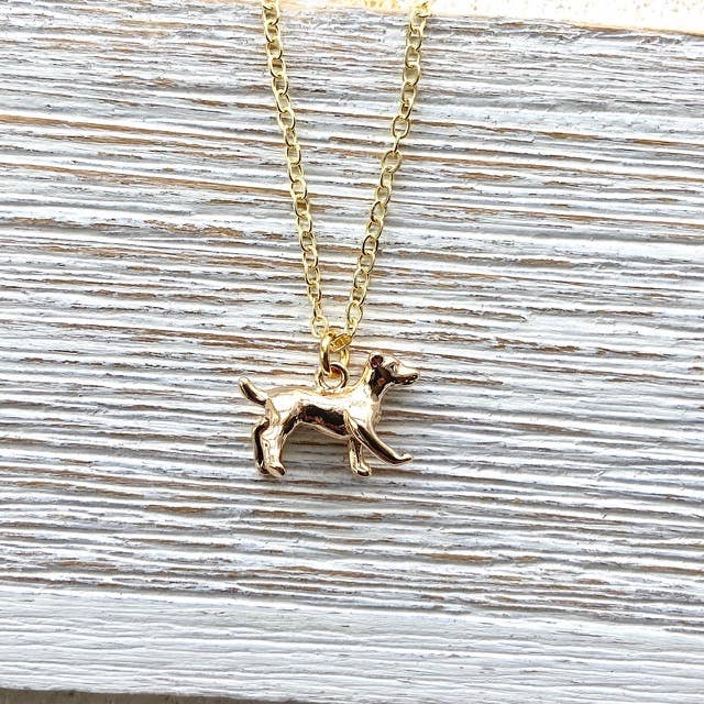 3D Dog Dainty Necklace