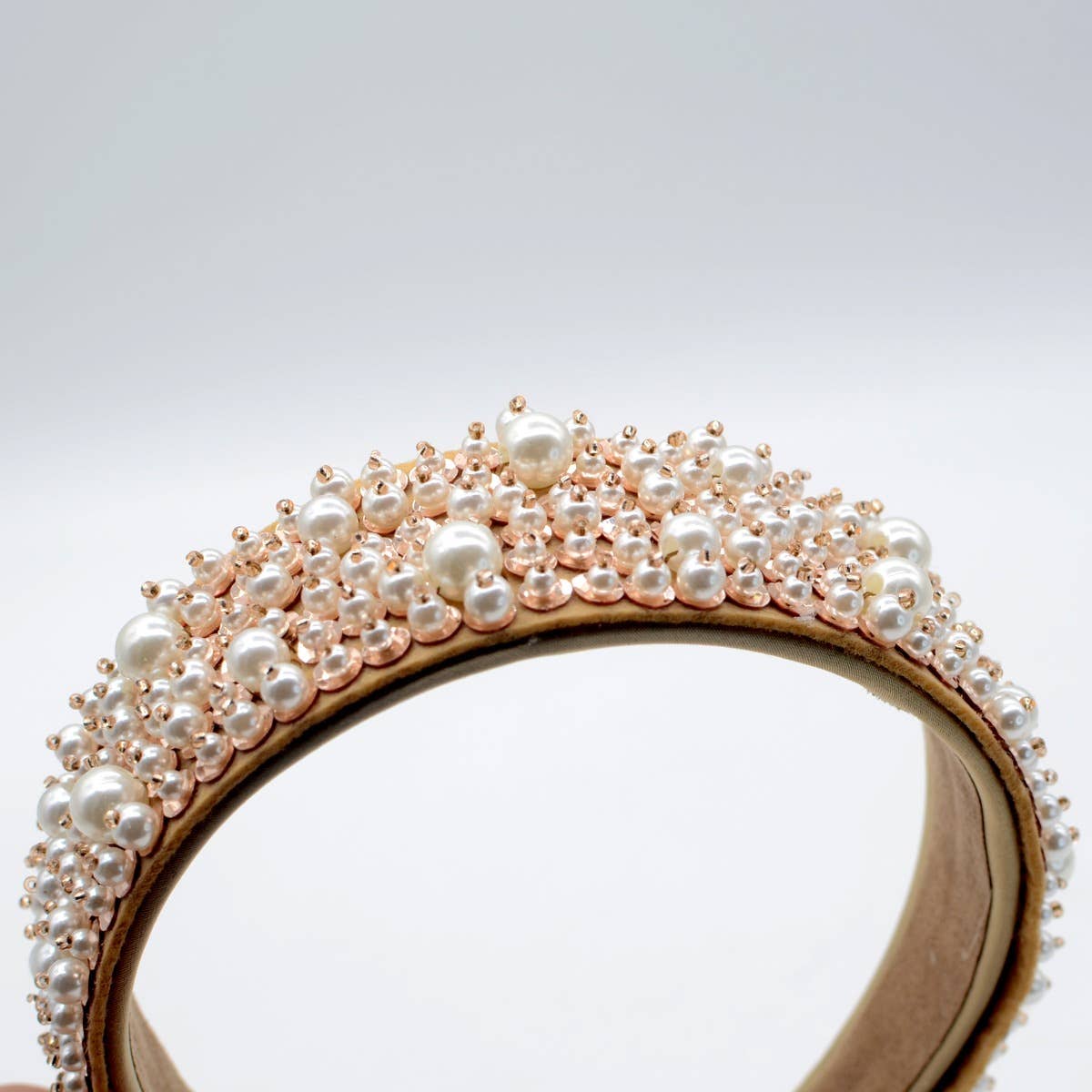 Pearly Mix Headband in Natural