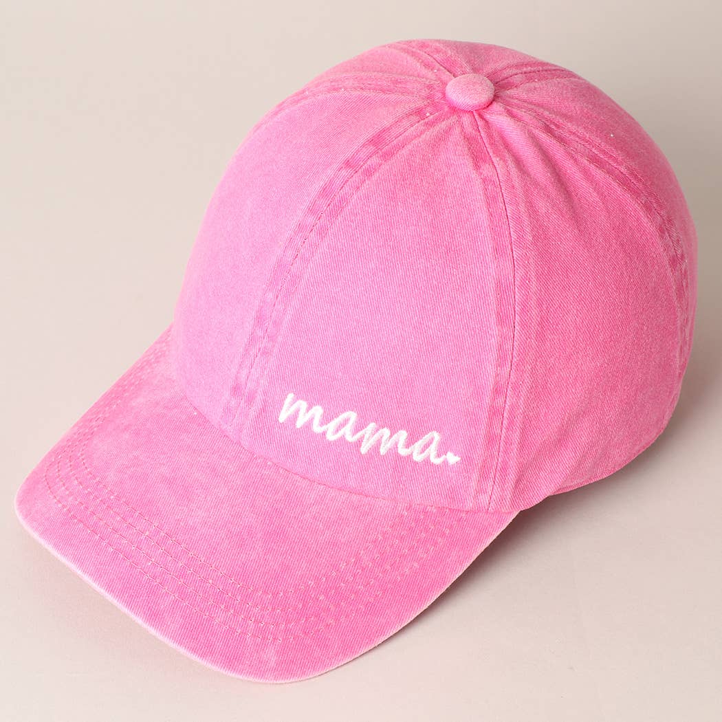 Mama Letters Embroidered Baseball Cap