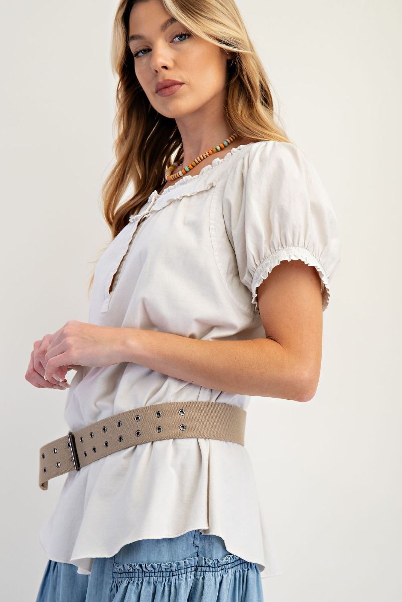 Eliza by Easel Mineral Washed Tee