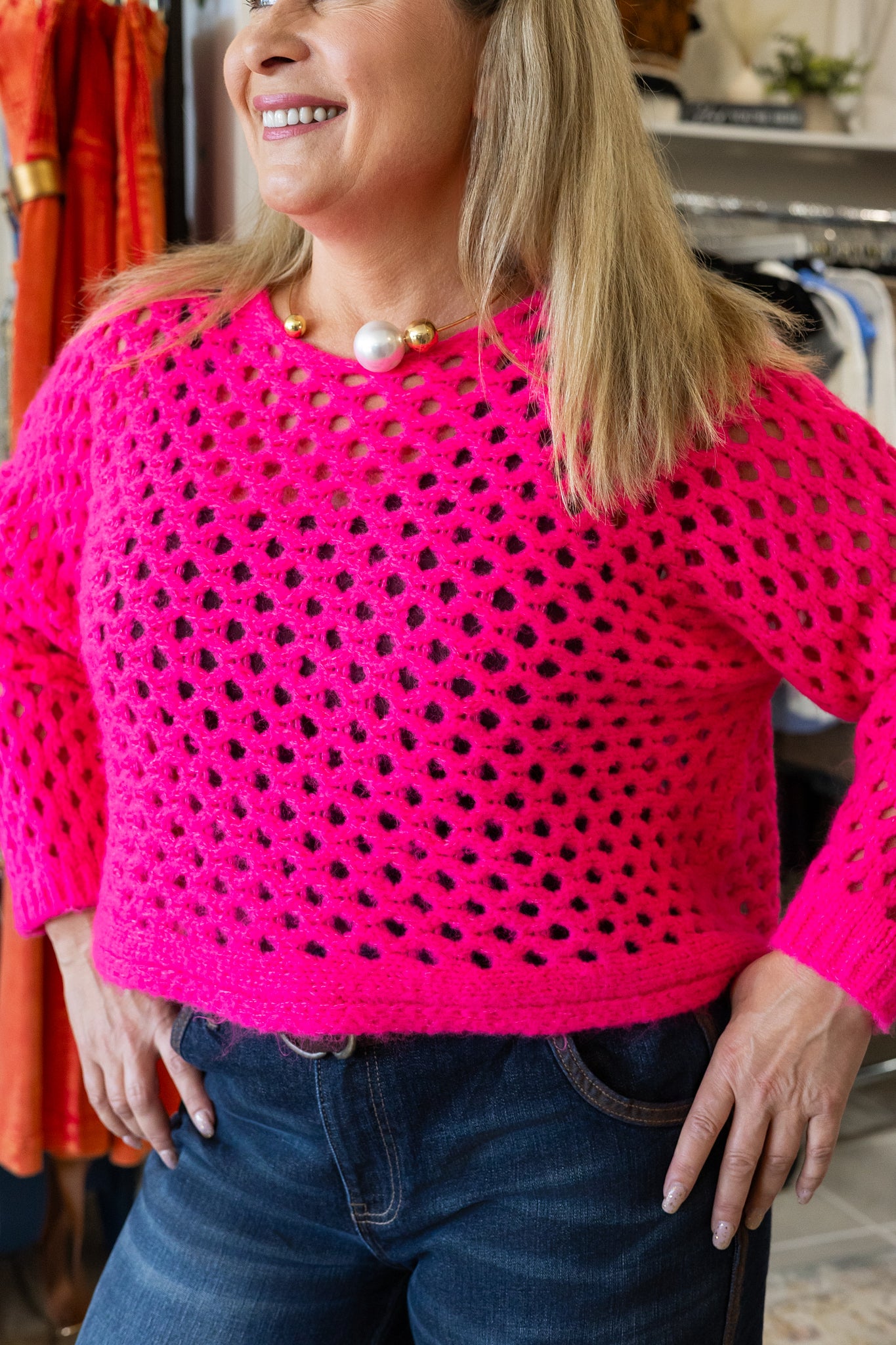 Greysen Chunky Knit Cropped Sweater