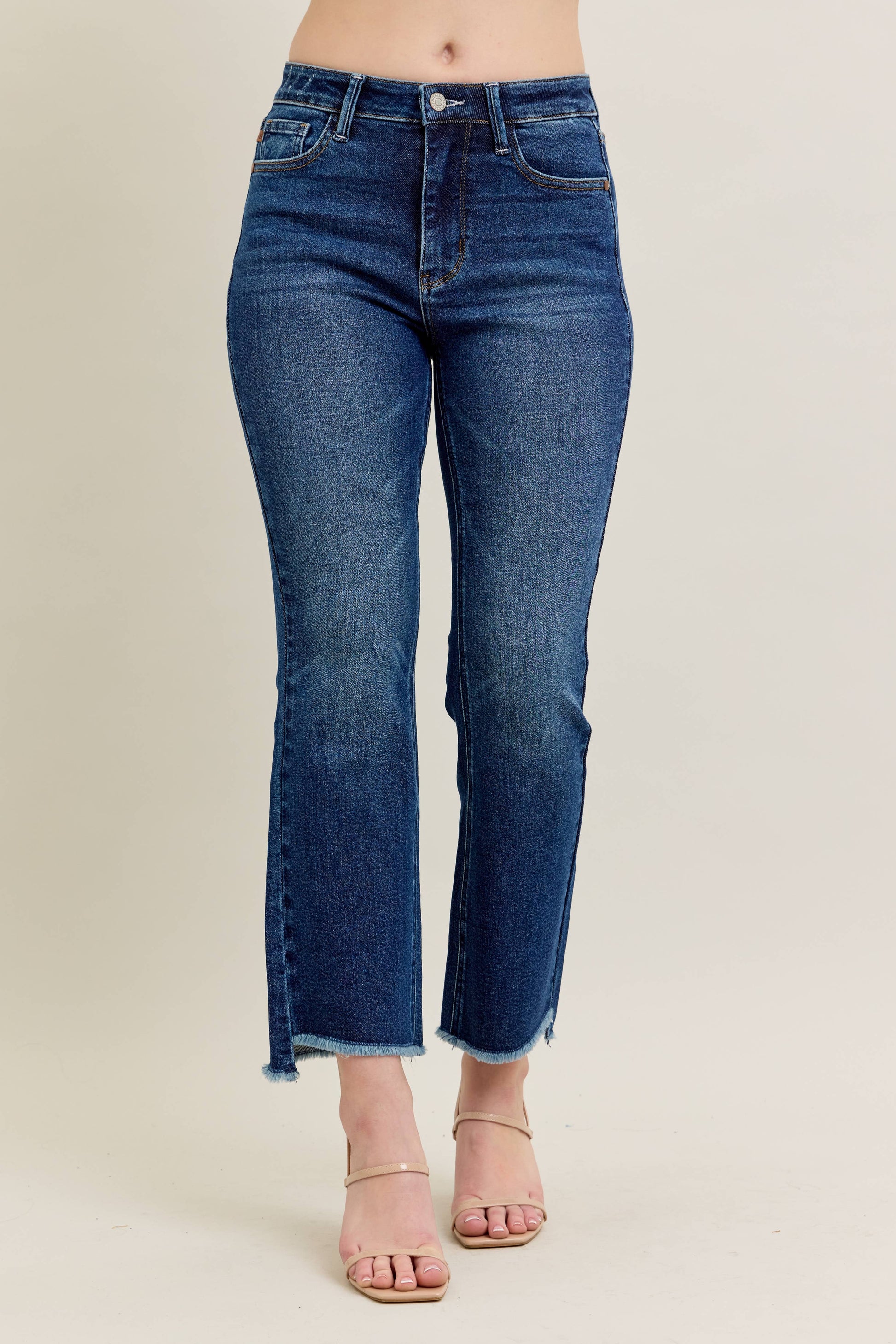 Judy Blue Iris High Waisted Dark Wash Kick Flare