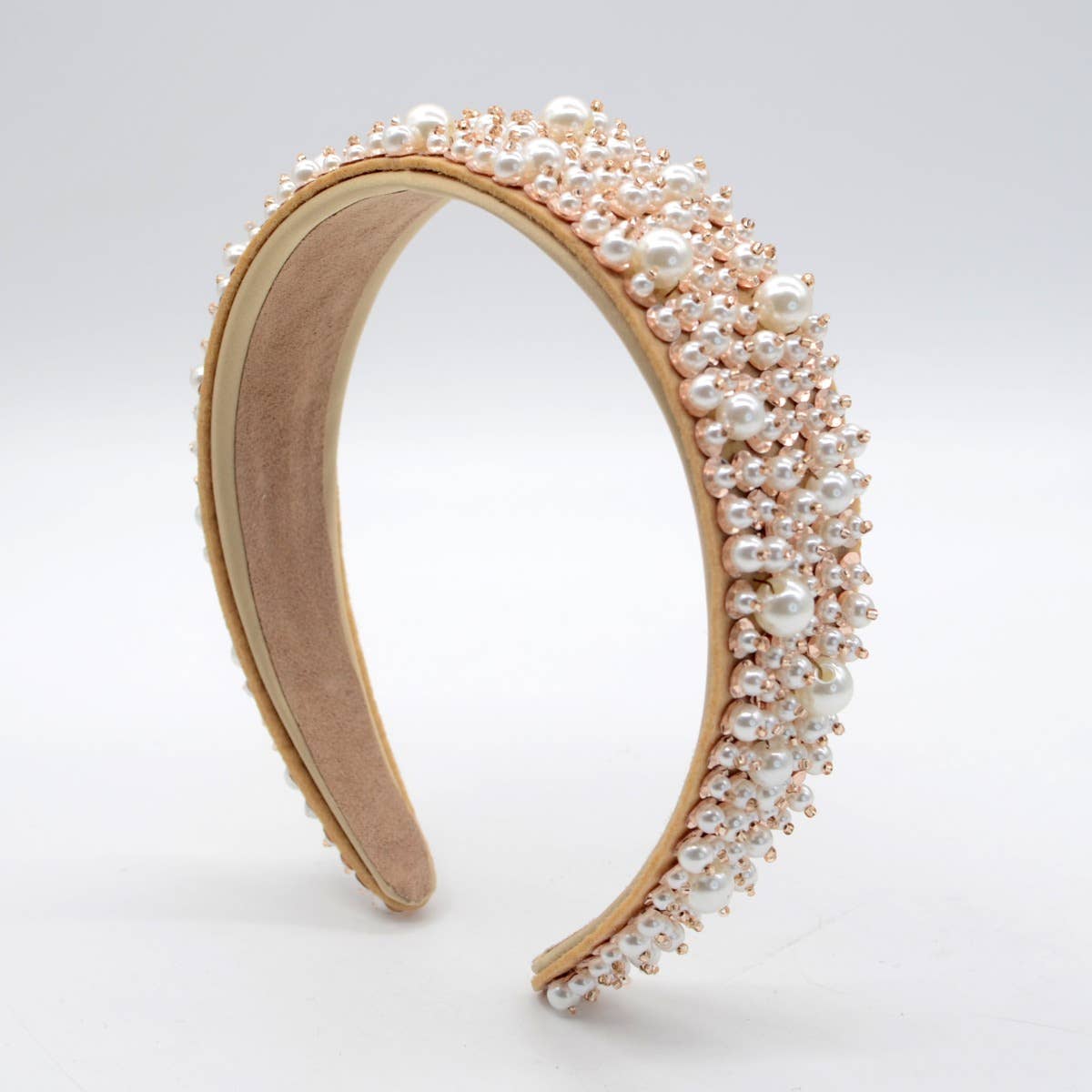 Pearly Mix Headband in Natural