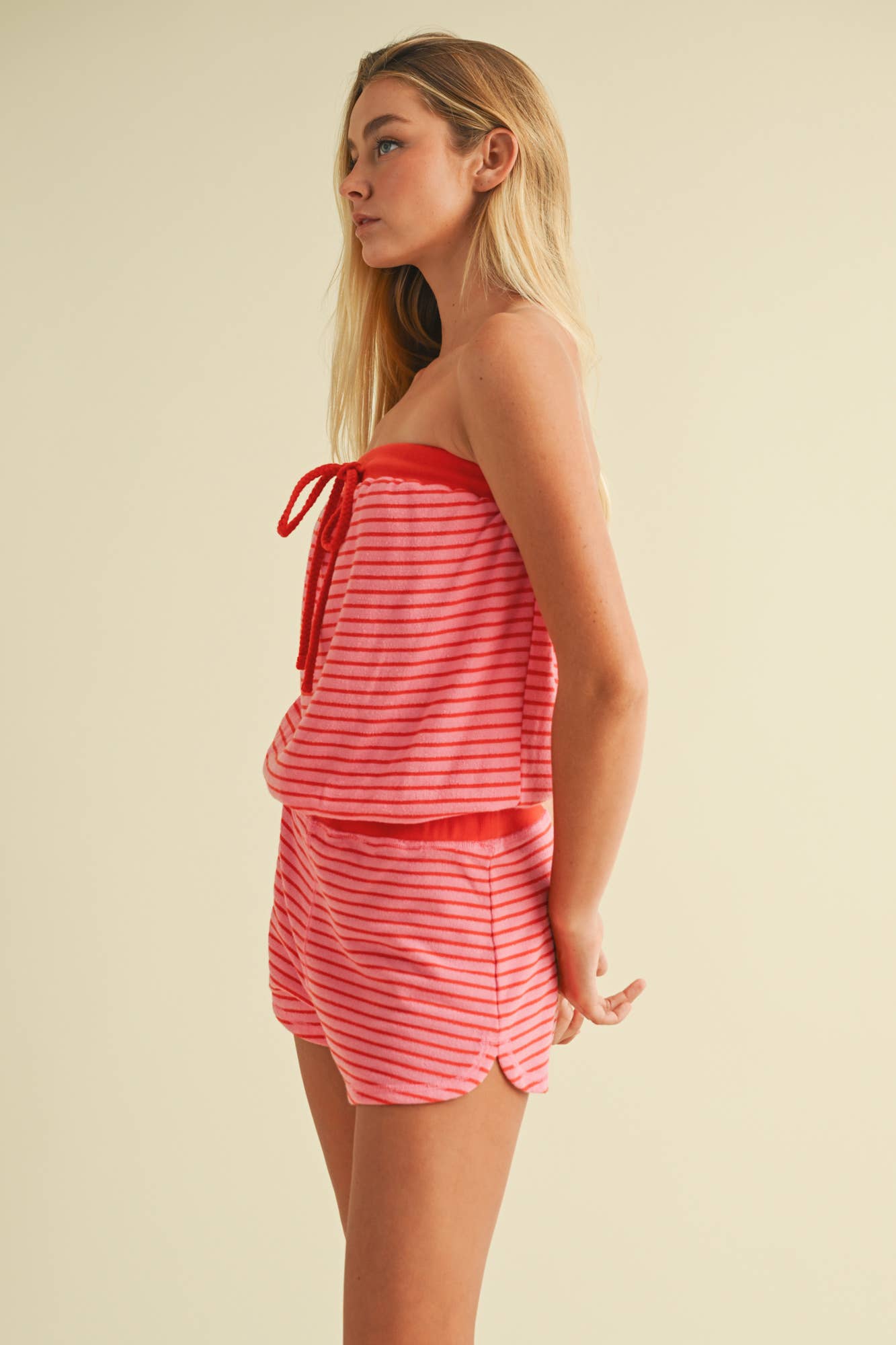 Adriana Terry Tube Romper - Fun Summer Colors