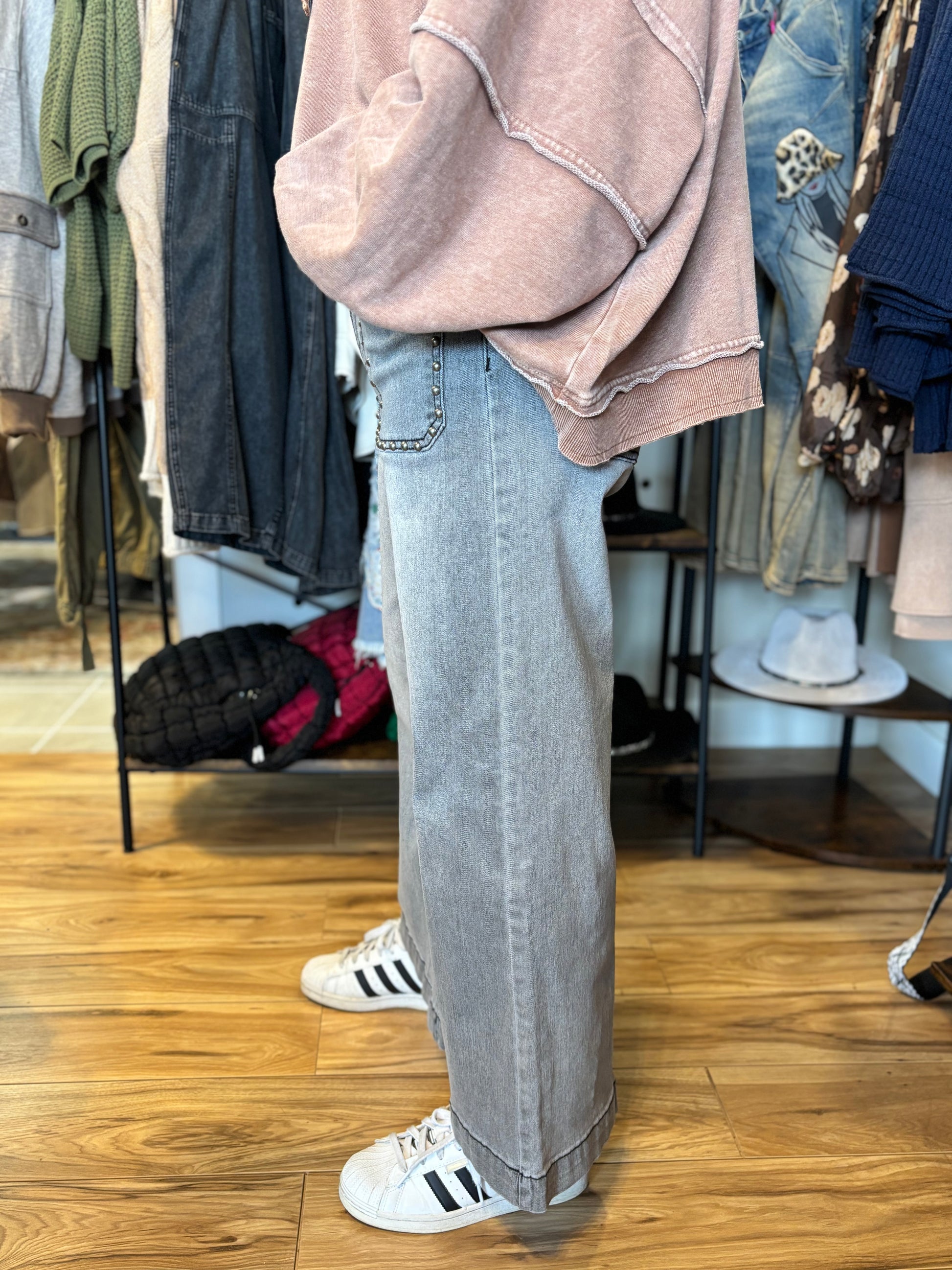 Luna Rebel Stud Denim