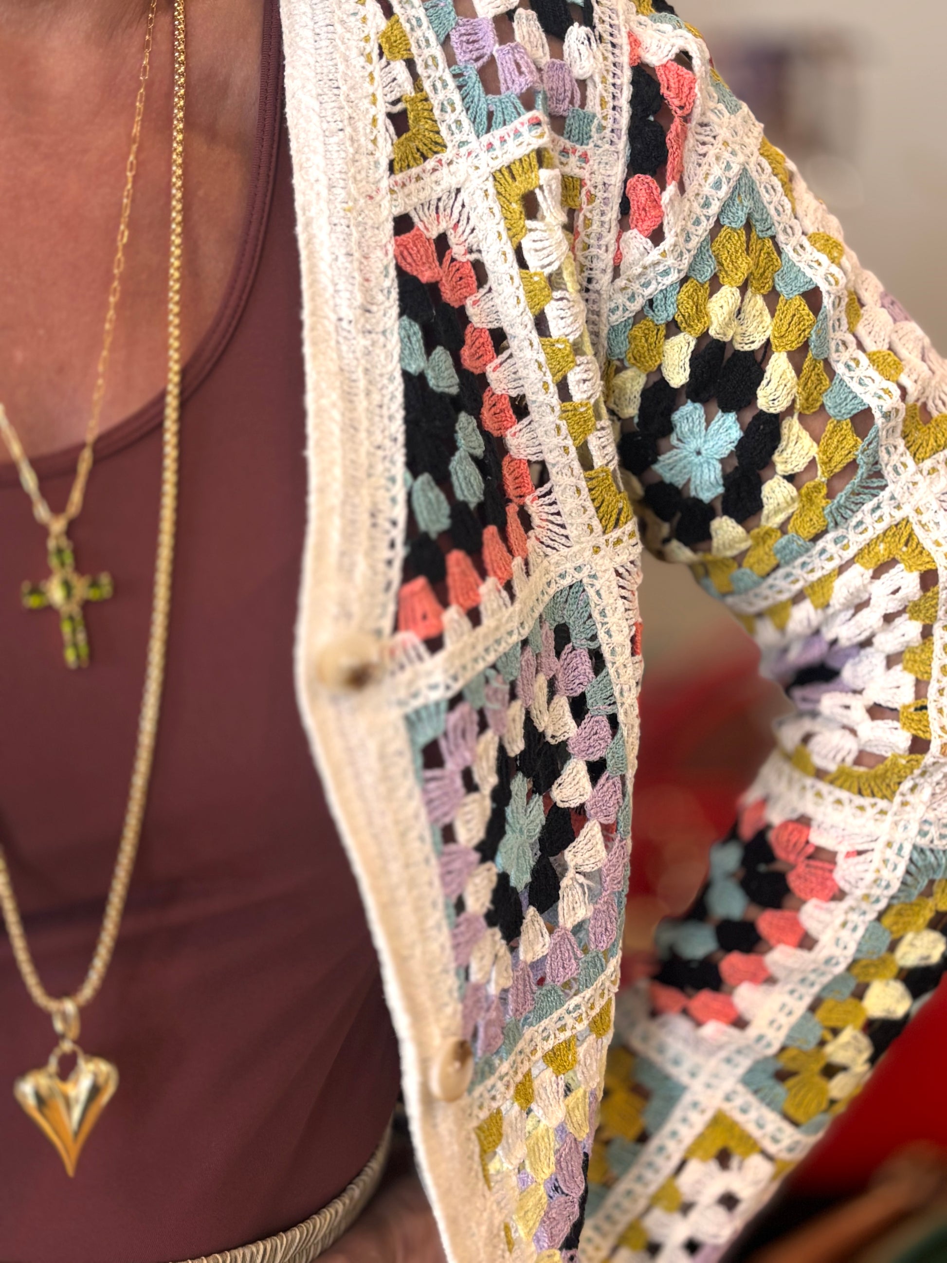 Adrianna Crochet Cardigan