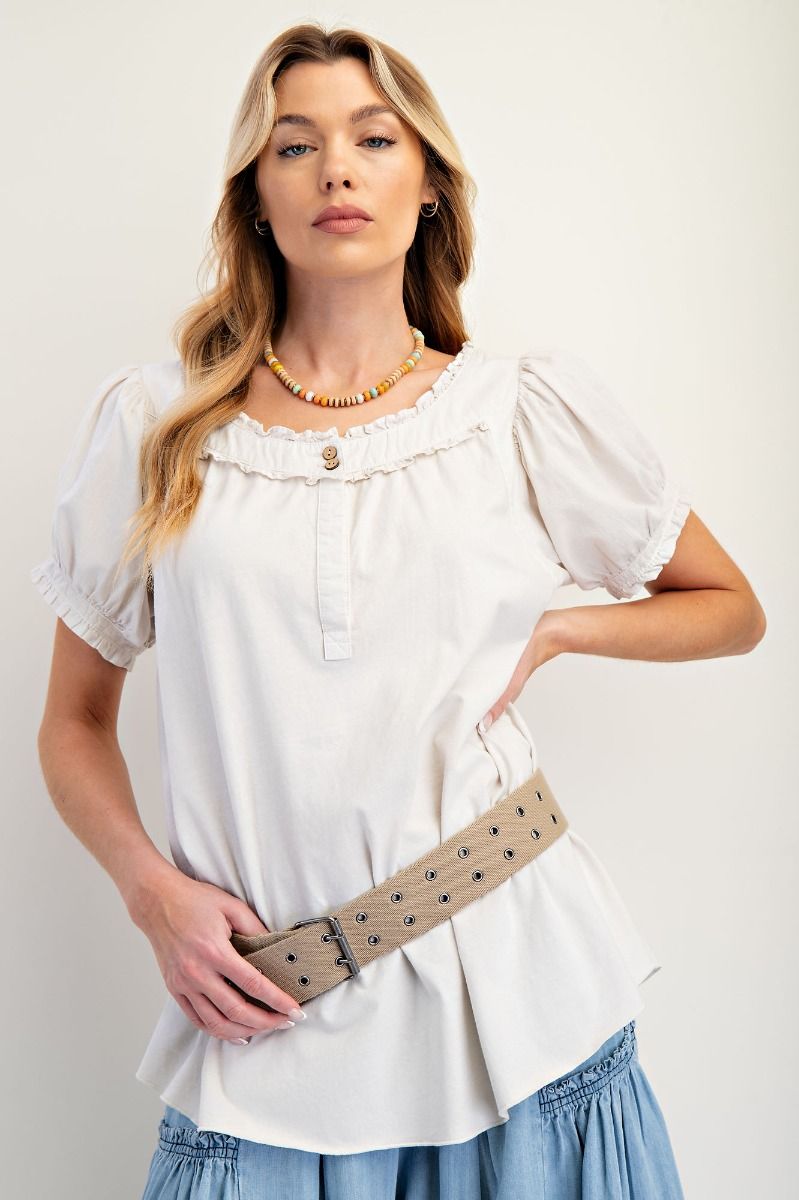 Eliza by Easel Mineral Washed Tee