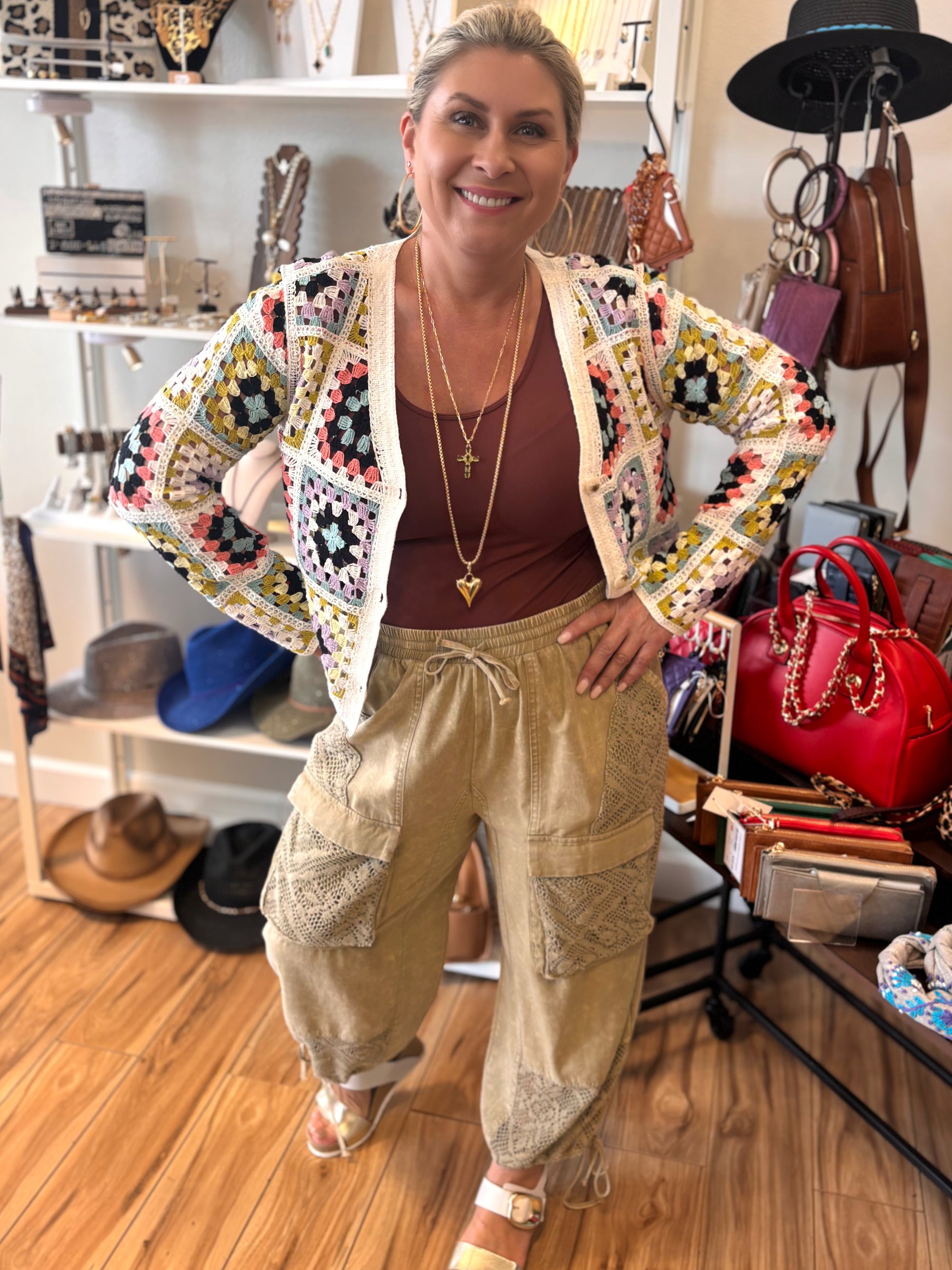 Adrianna Crochet Cardigan