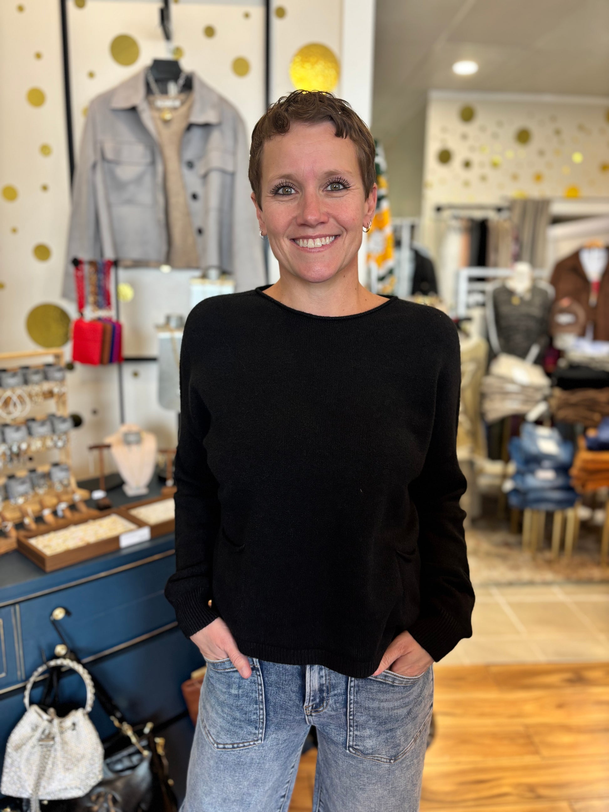 The Sofia Pocket Sweater