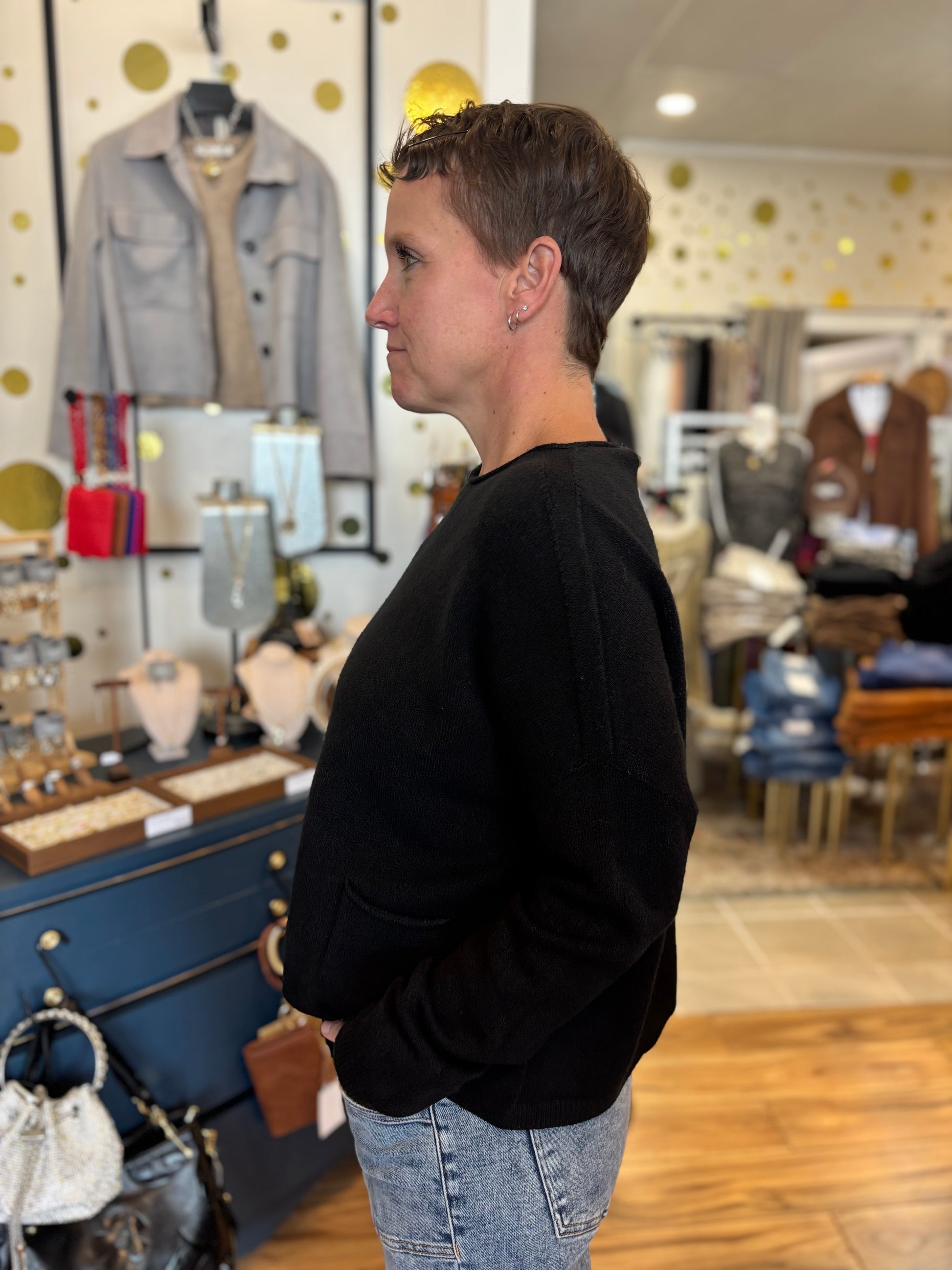 The Sofia Pocket Sweater