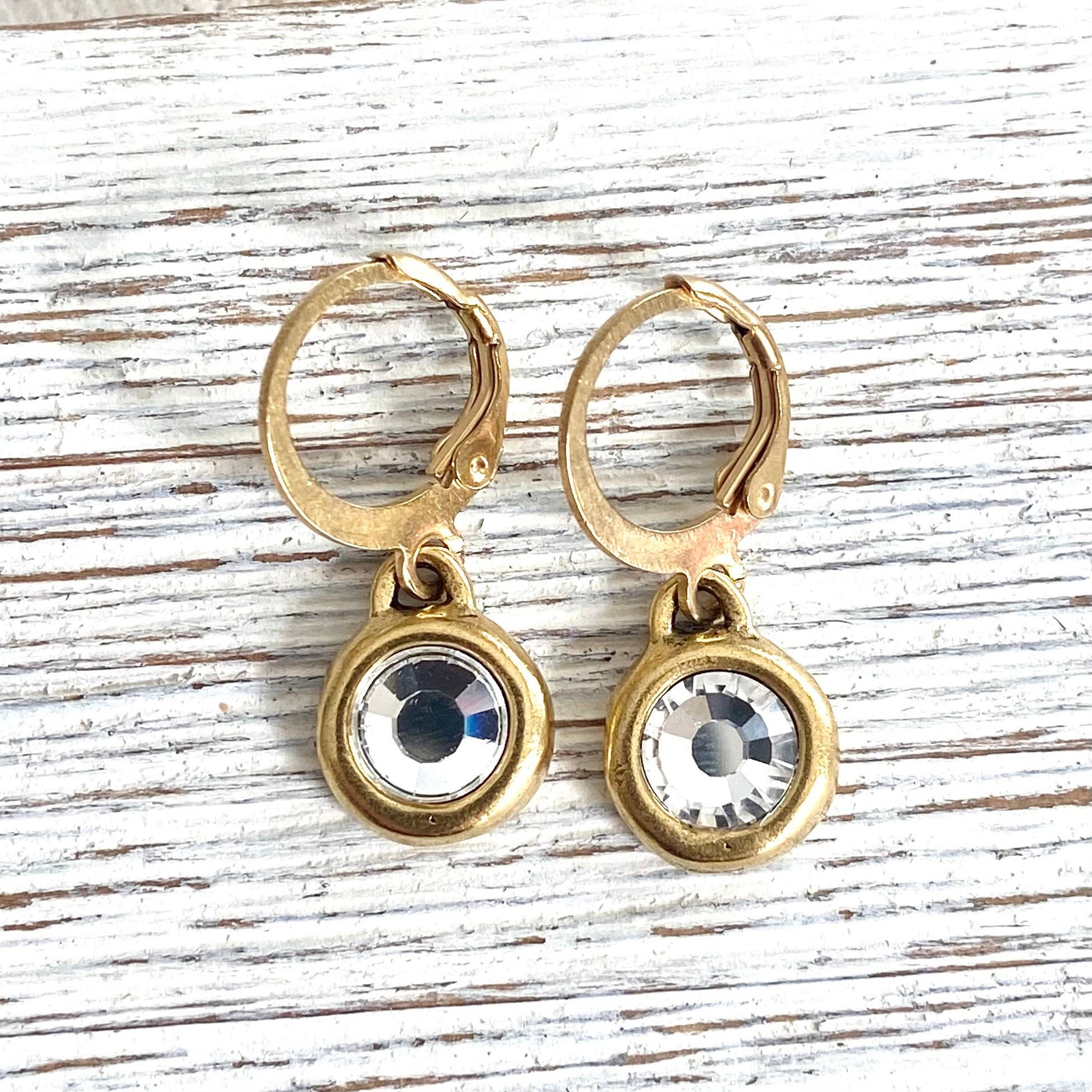 Handcasted Swarovski Crystal Earrings