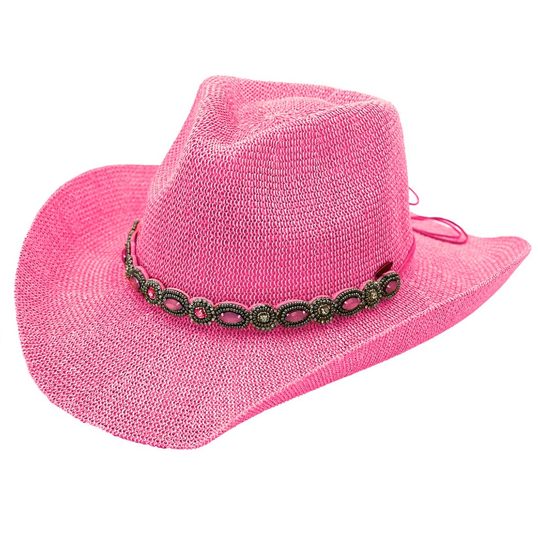 Durango Cowboy Hat with Jeweled Belt
