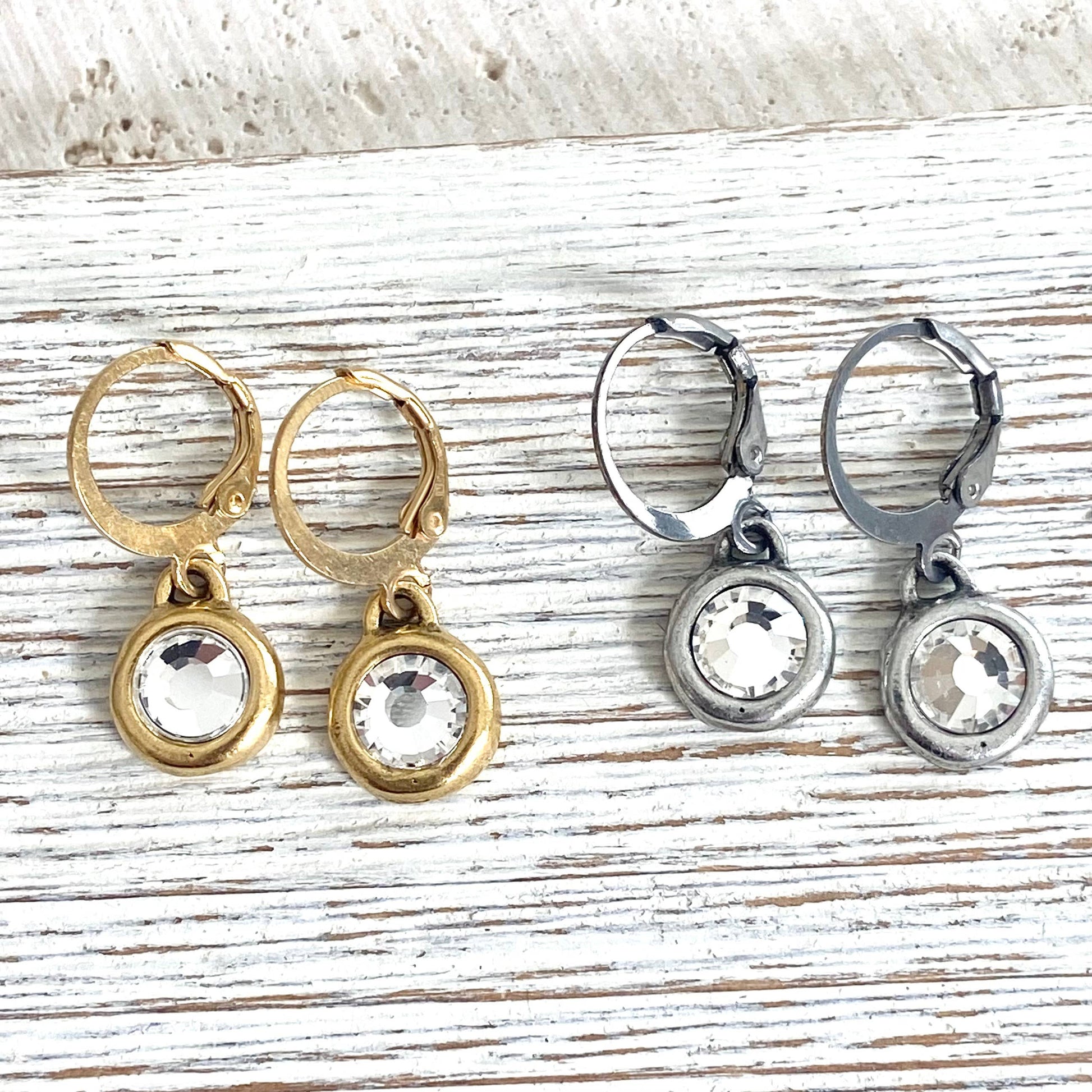 Handcasted Swarovski Crystal Earrings