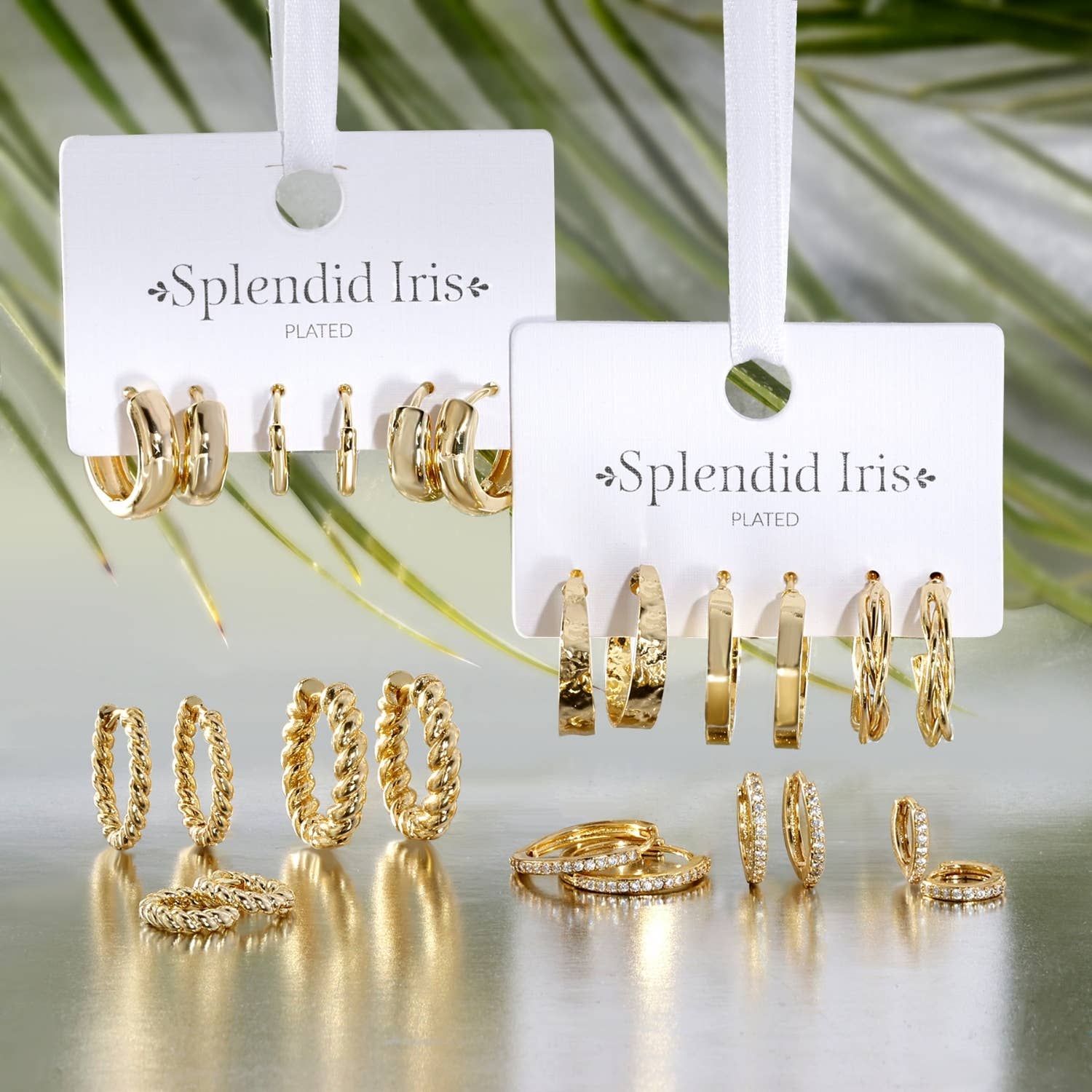 Combo 3, Assorted Textured Hoops