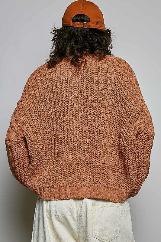 Seraphina Chenille Cable Knit Sweater