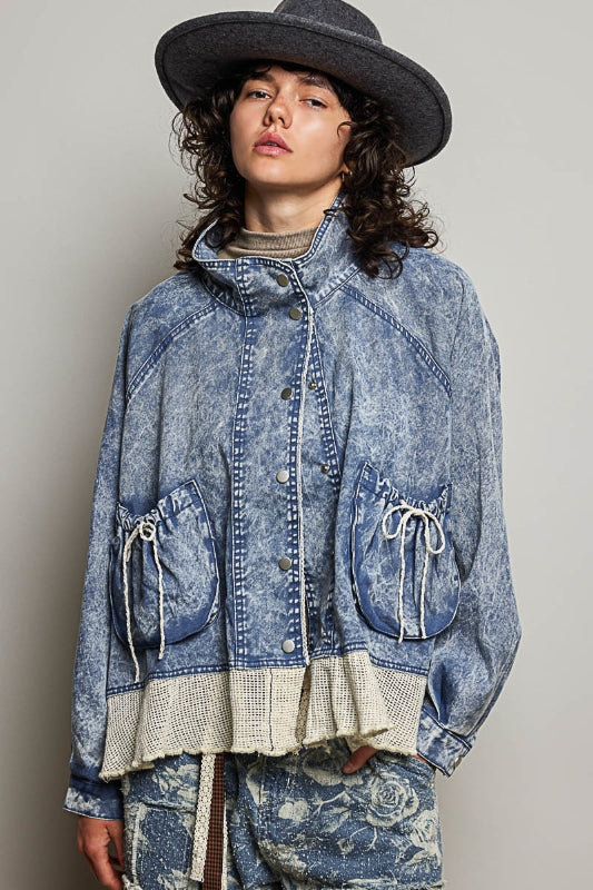 Delphine Washed Utility Jacket