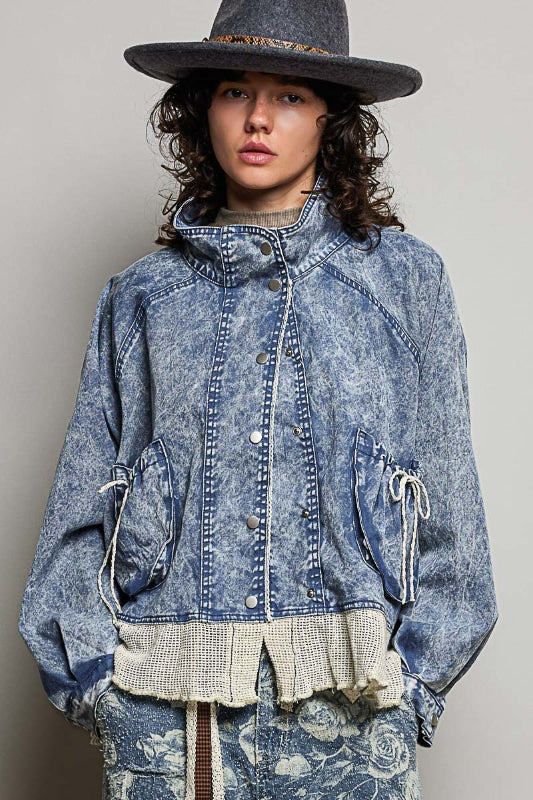 Delphine Washed Utility Jacket