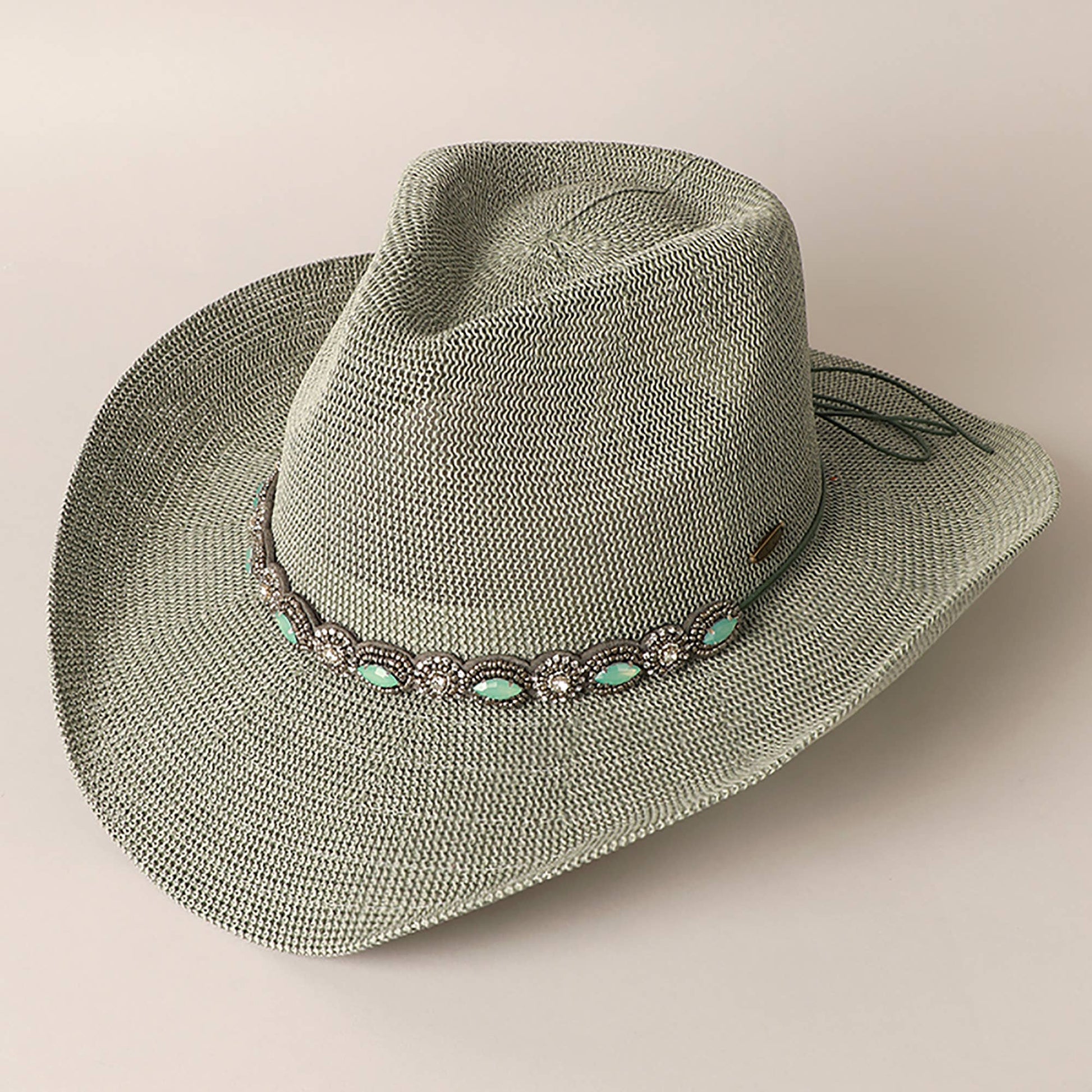 Durango Cowboy Hat with Jeweled Belt
