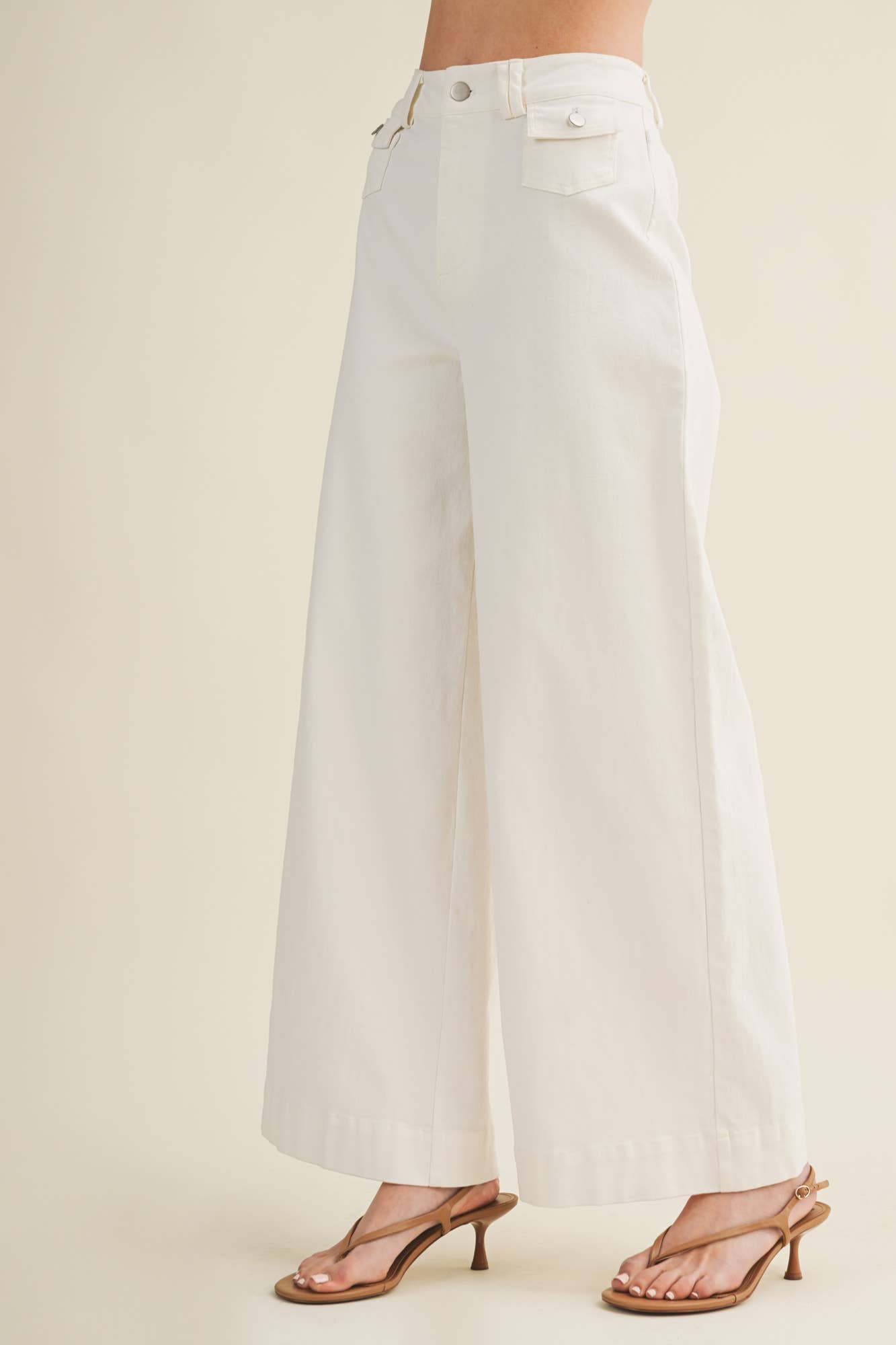 Sculpted High-Rise Architectural Pants
