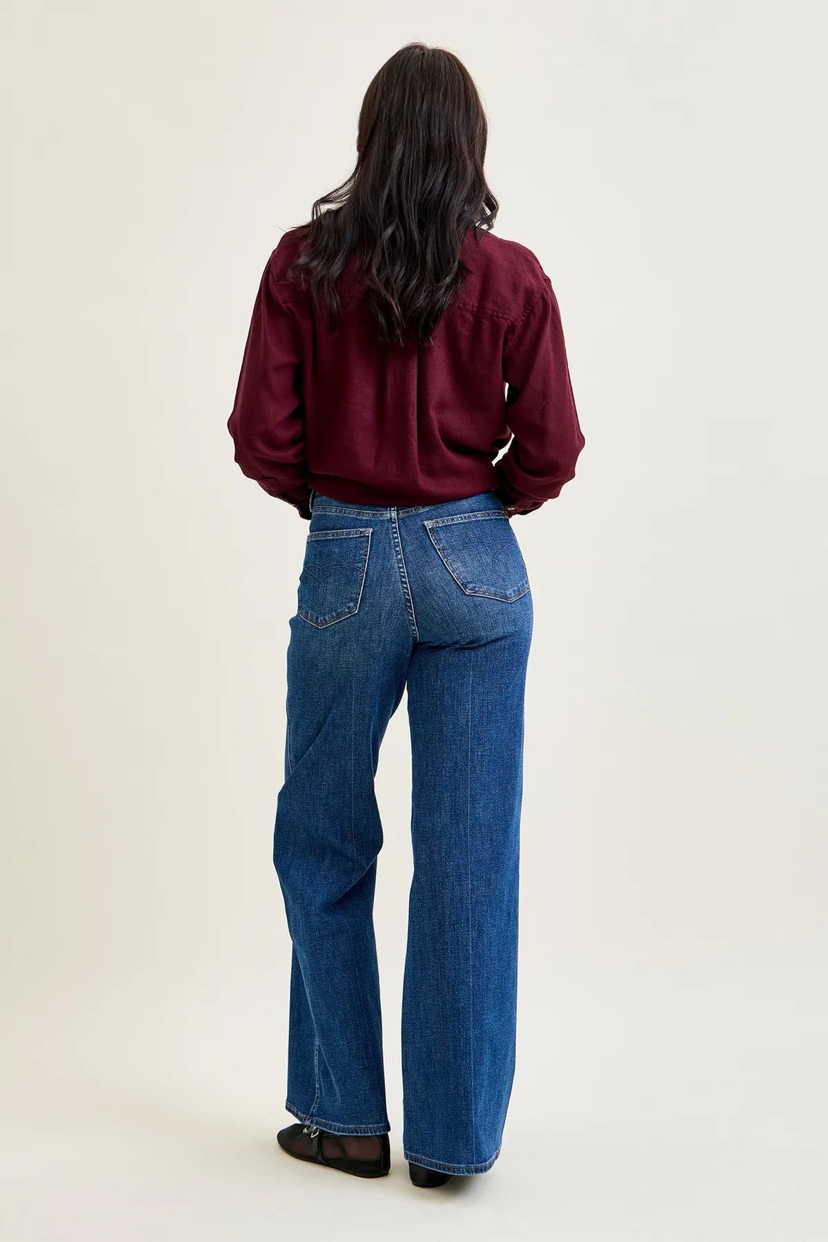 Judy Blue Jordyn Tummy Control Wide Leg Jeans
