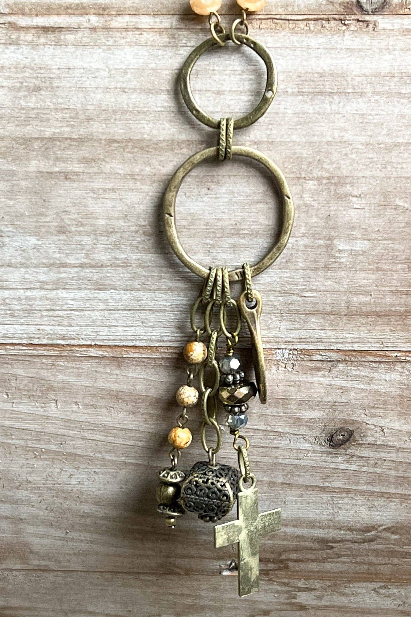 Boho Jewelry Necklace Cross