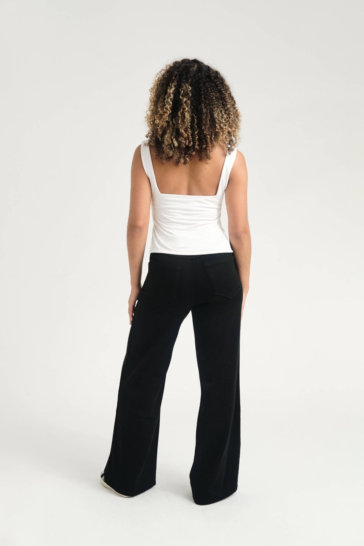 Simply Perfect Black 30” Inseam Wide Leg Jeans