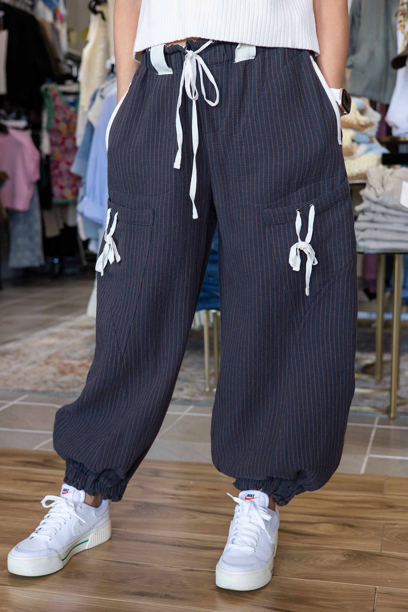 Cora Pants - Fun Striped Joggers