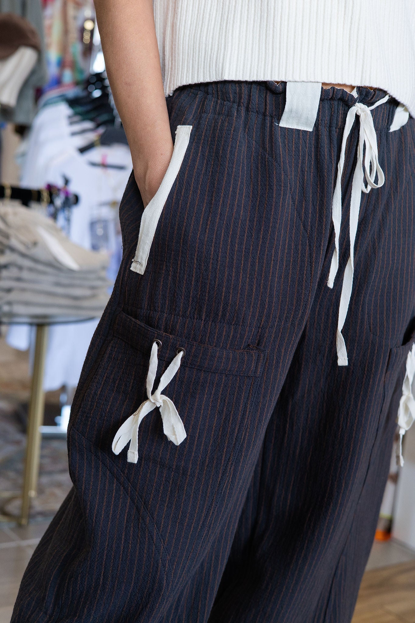 Cora Pants - Fun Striped Joggers