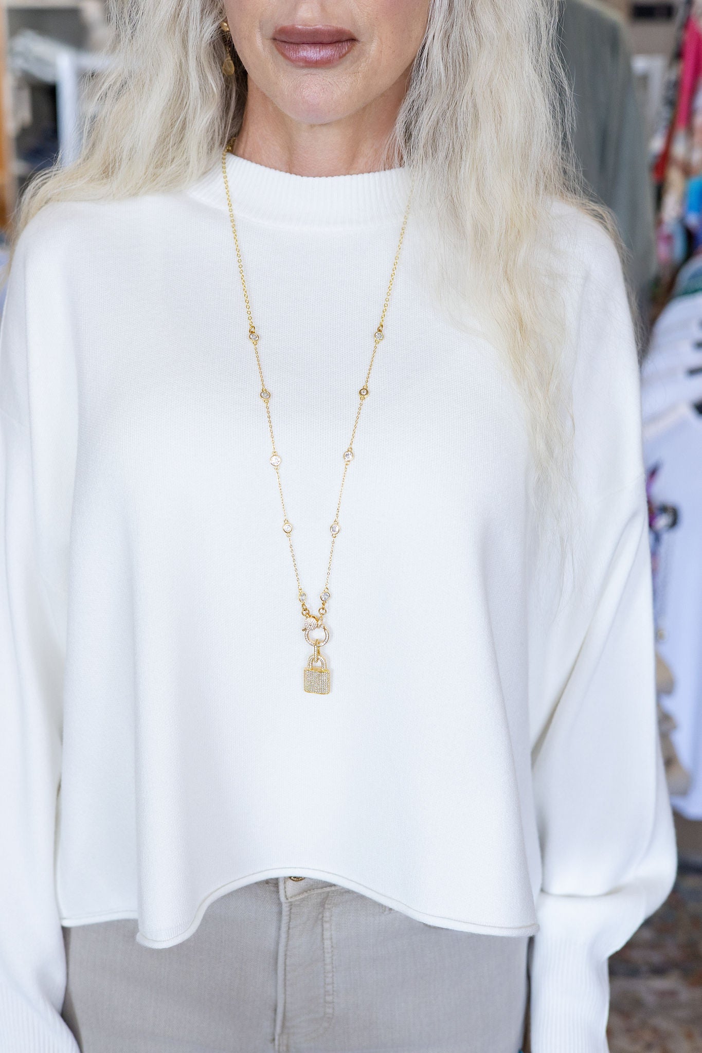 Klara - Soft Lightweight Mock Neck Sweater