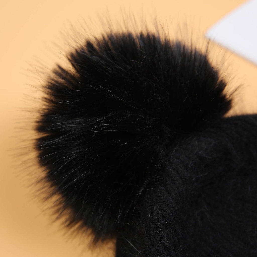 Decorative Perlies Accent Pompom Hat SD120