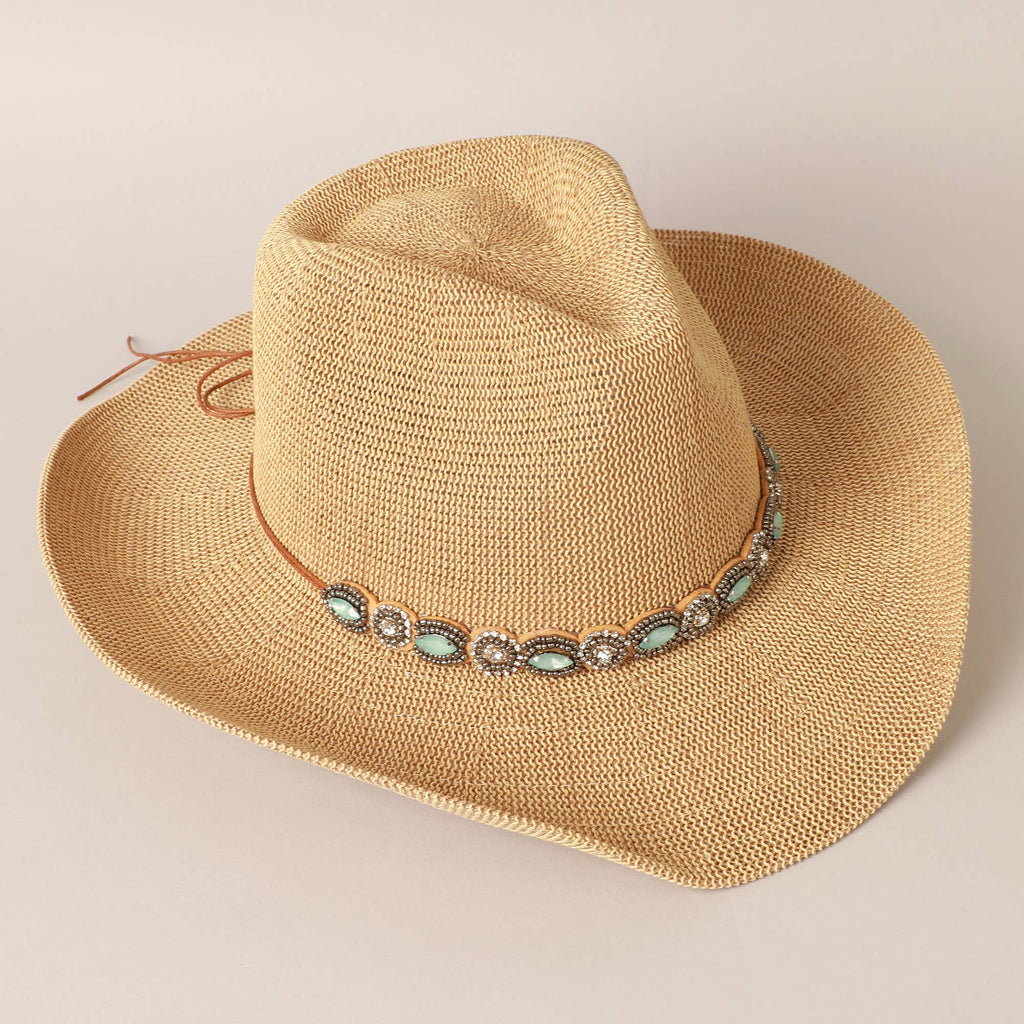 Durango Cowboy Hat with Jeweled Belt