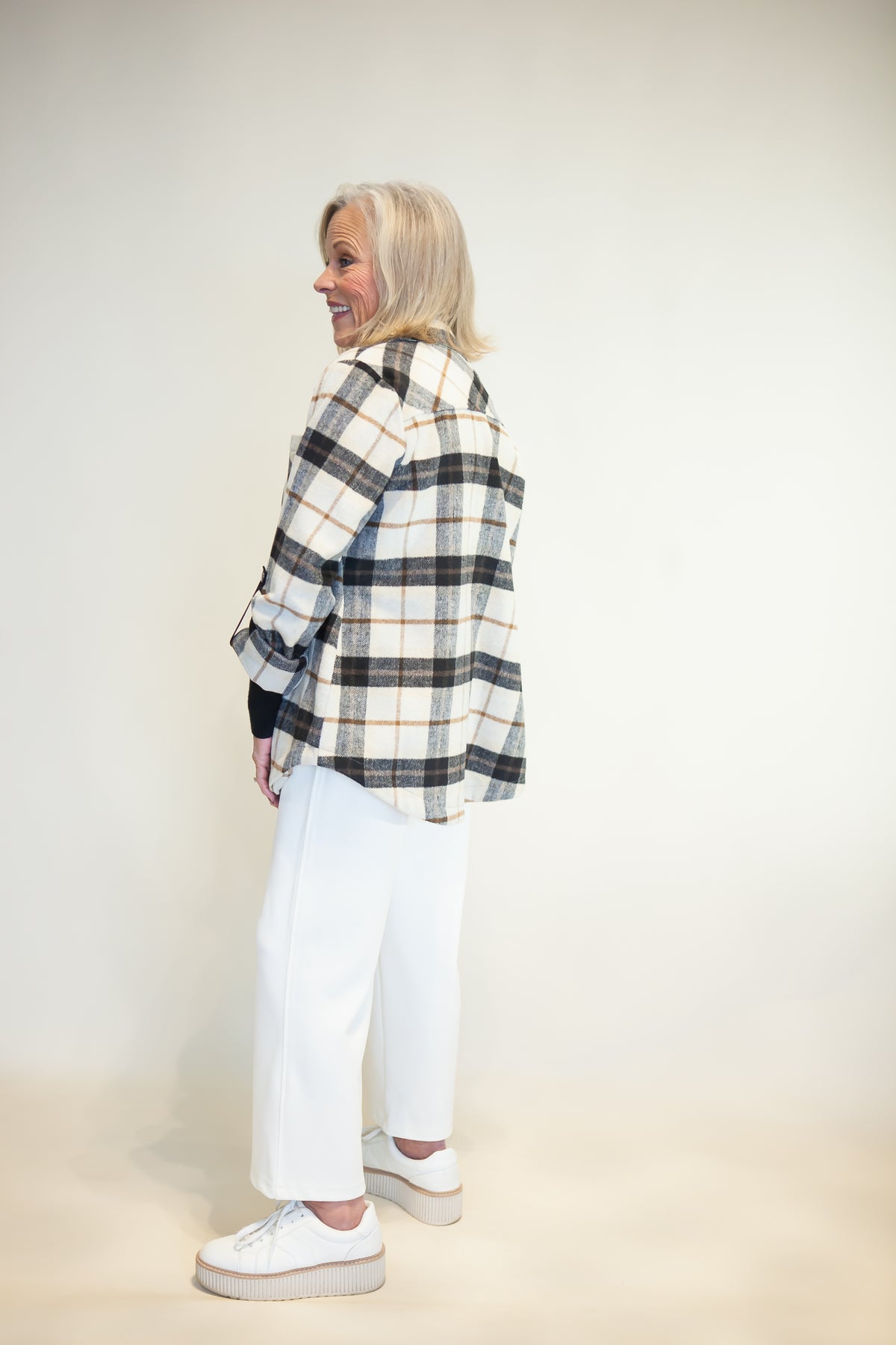 Cozy Brushed Plaid Shacket