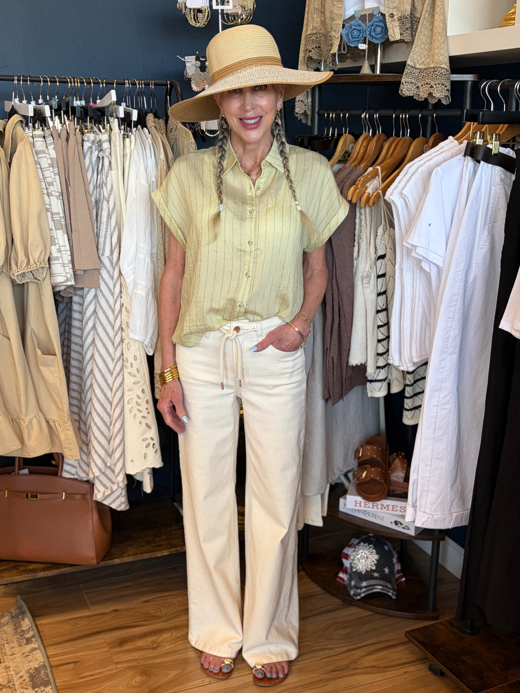 Soft Meadow Collared Blouse