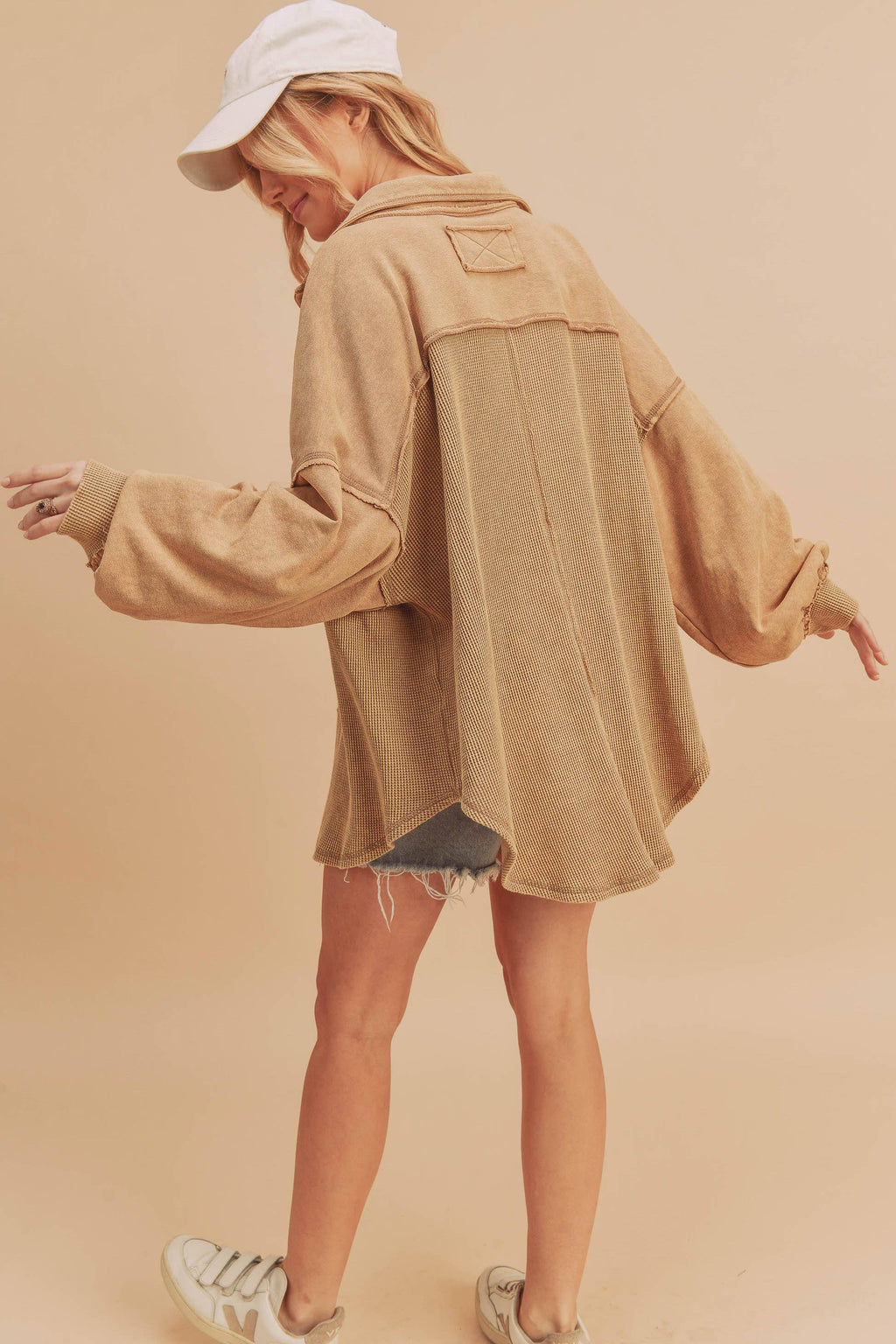 Judie Jacket in Oat beige