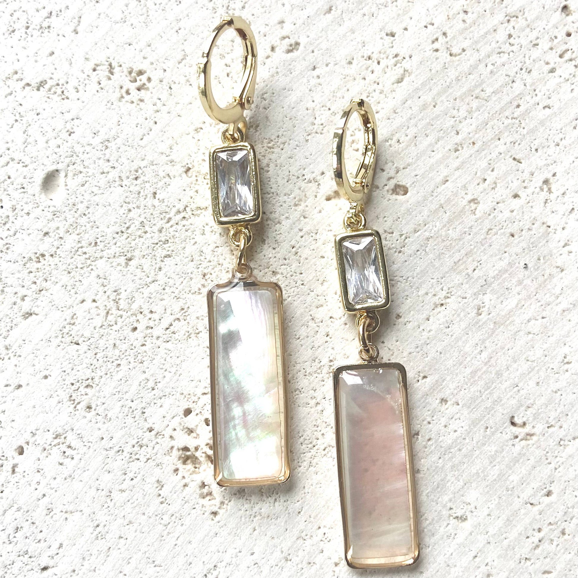 Pearl Iridescent Shell Earrings