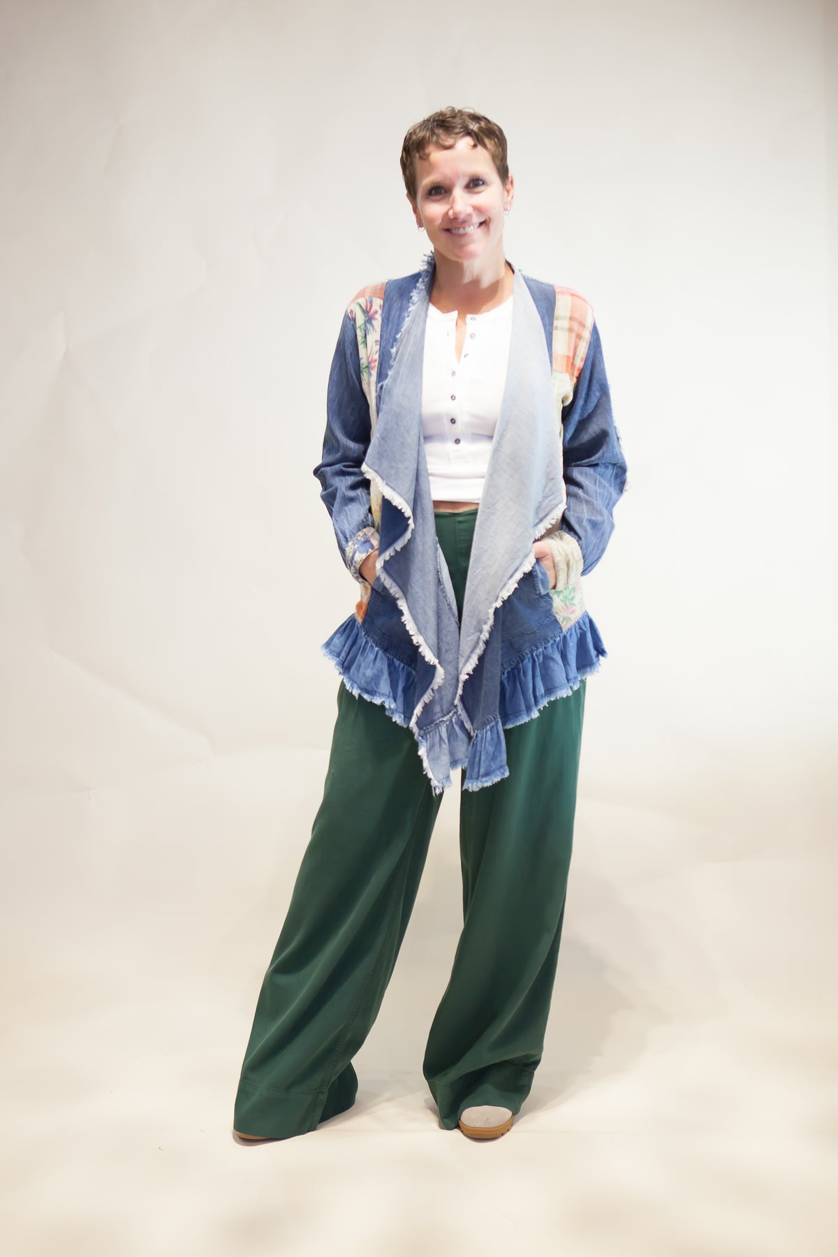 Wildflower Patched Denim Jacket