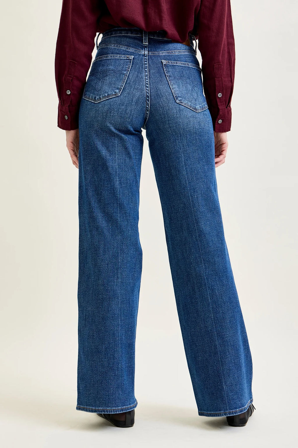 Judy Blue Jordyn Tummy Control Wide Leg Jeans