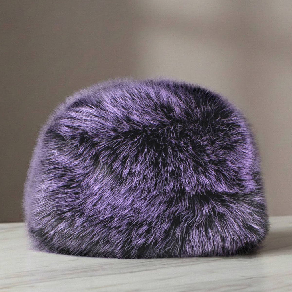 Hat Luxe Faux Fur Kubanka Winter Cap Women