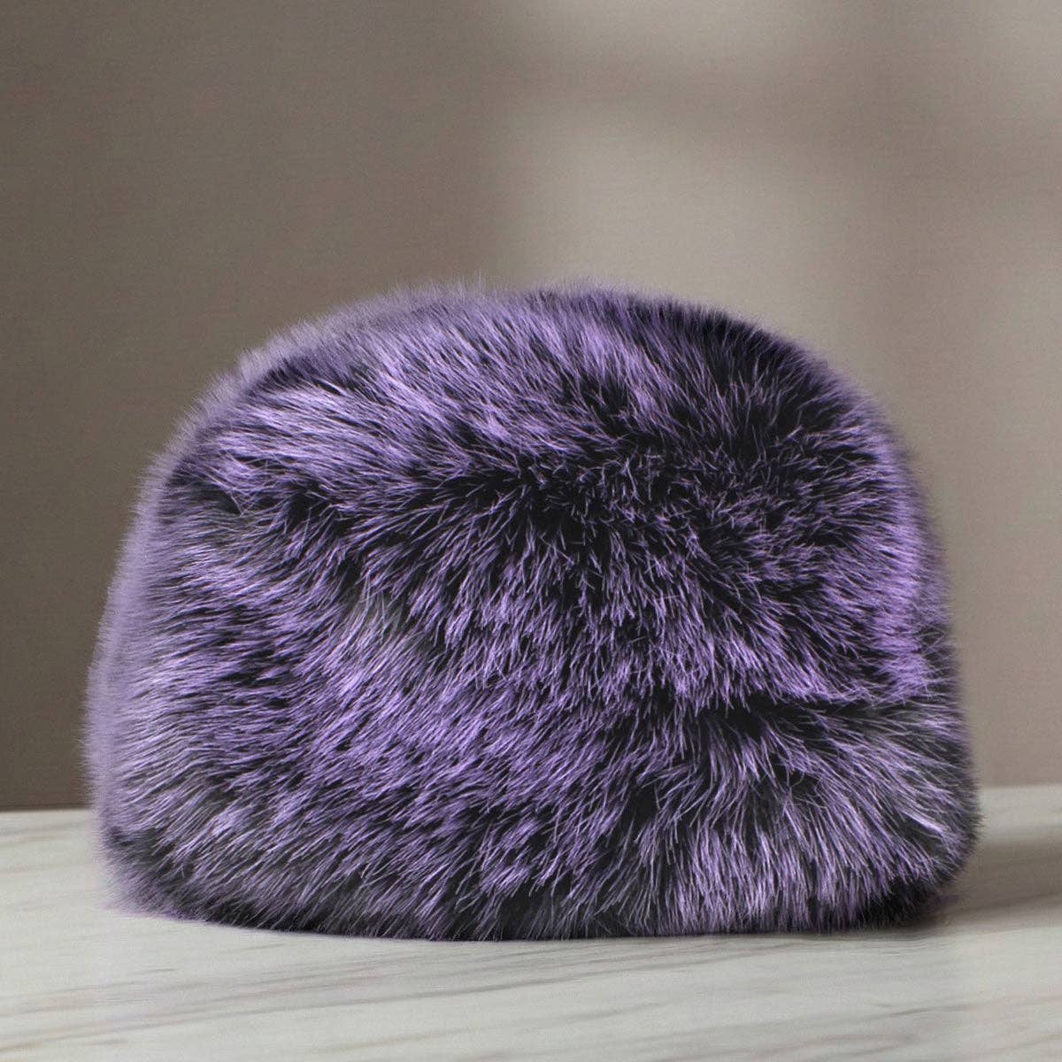Hat Luxe Faux Fur Kubanka Winter Cap Women