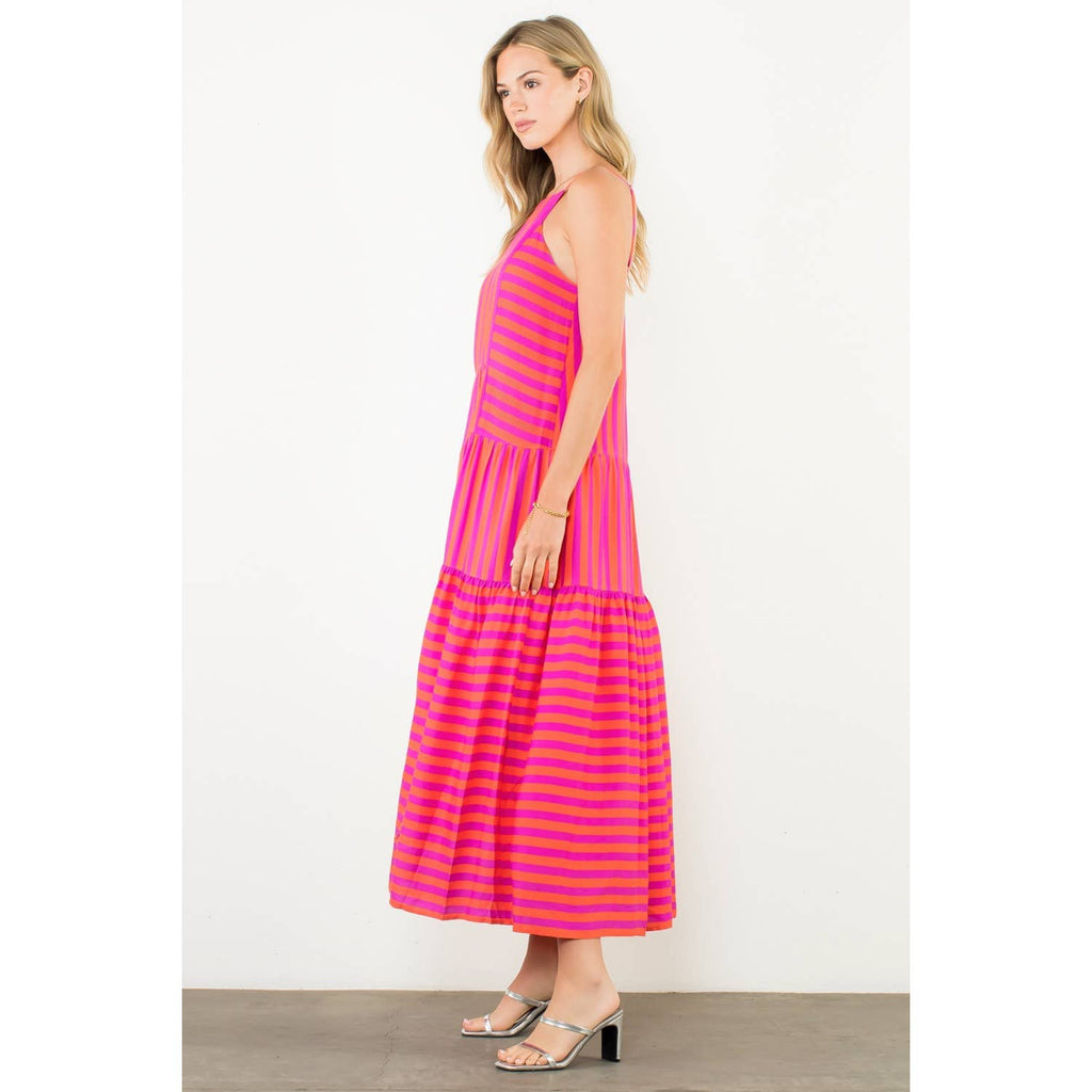 Striped Maxi Dress