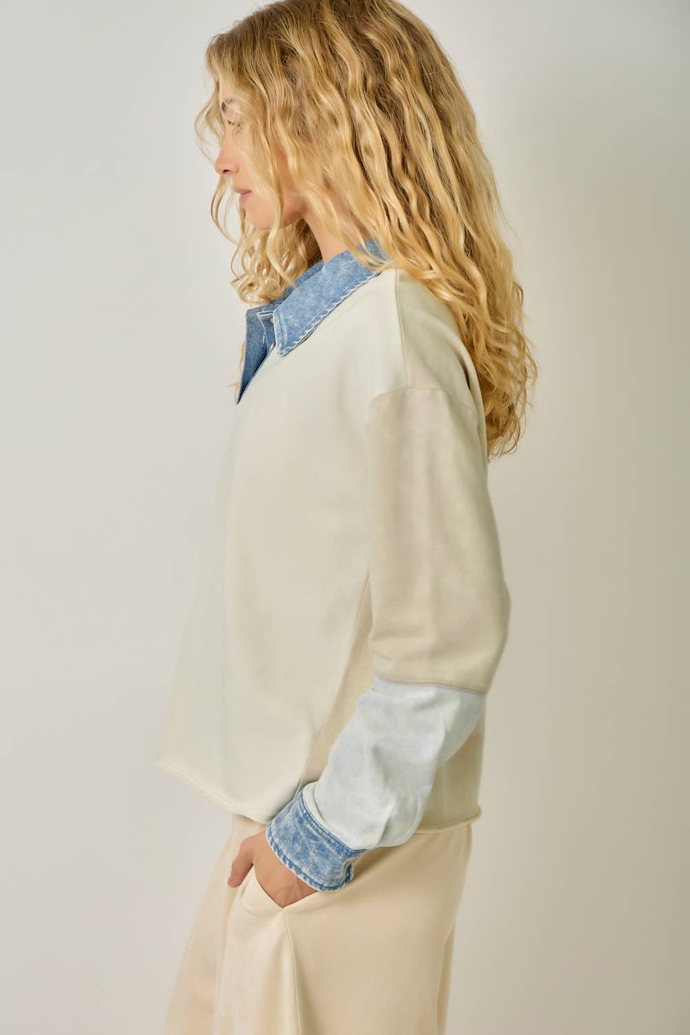 Tessa Color Block Top