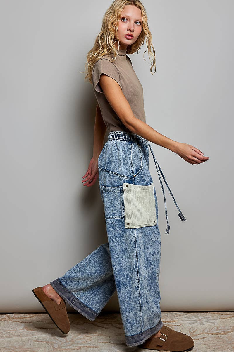 Katrina Terry Knit Wide Leg Pants