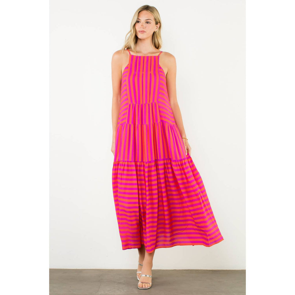 Striped Maxi Dress