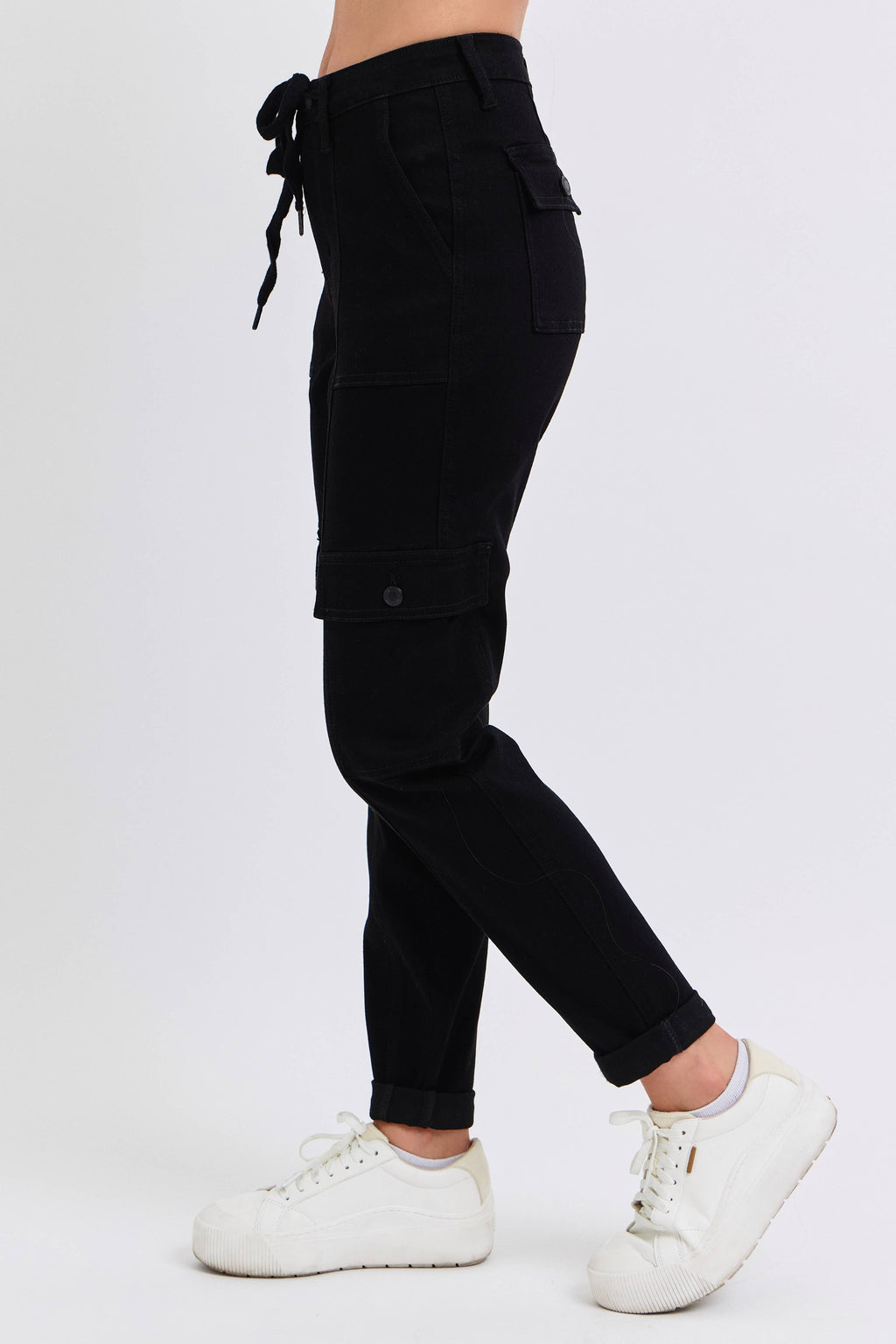 Judy Blue High Waisted Cargo Cuffed Jogger