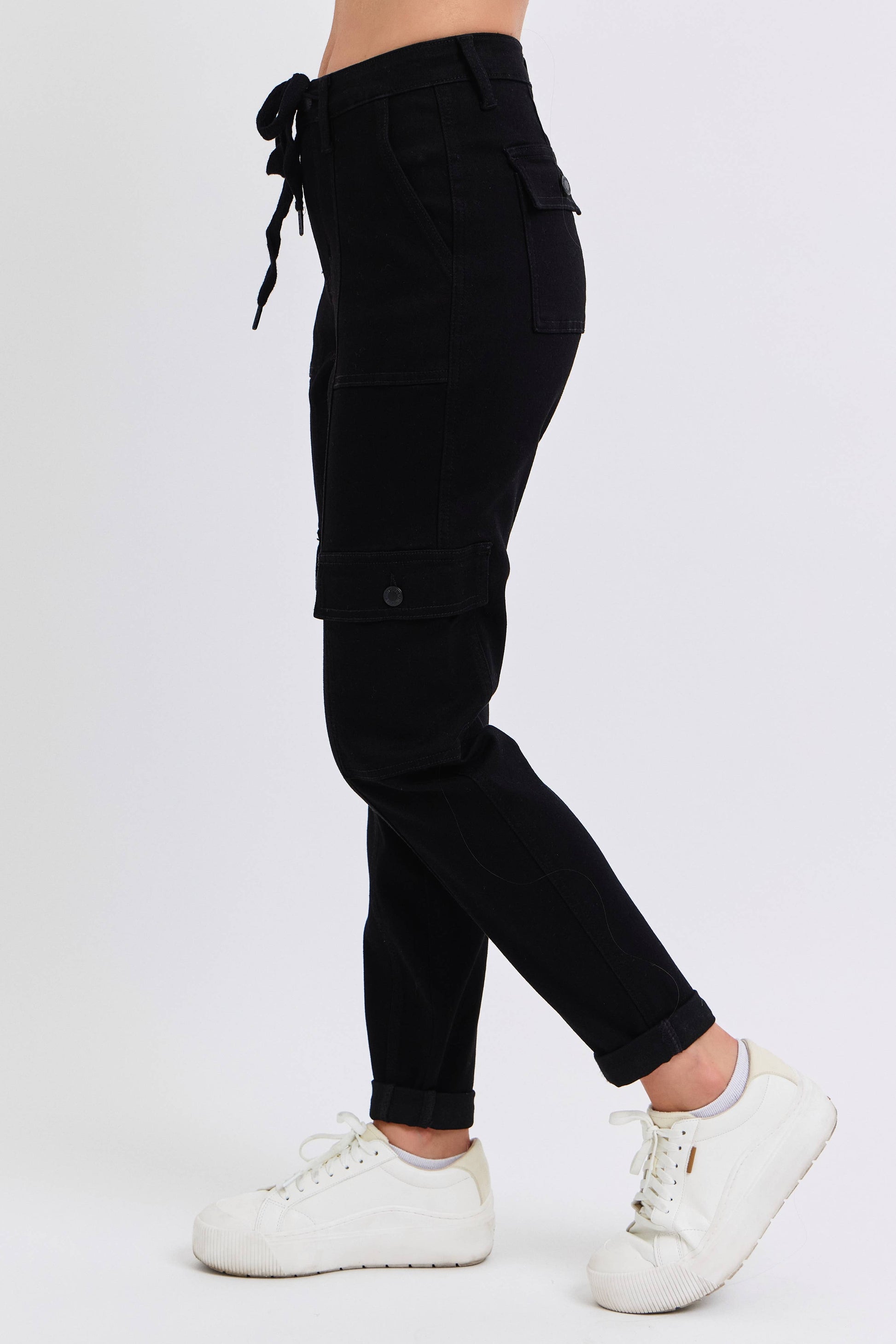Judy Blue High Waisted Cargo Cuffed Jogger
