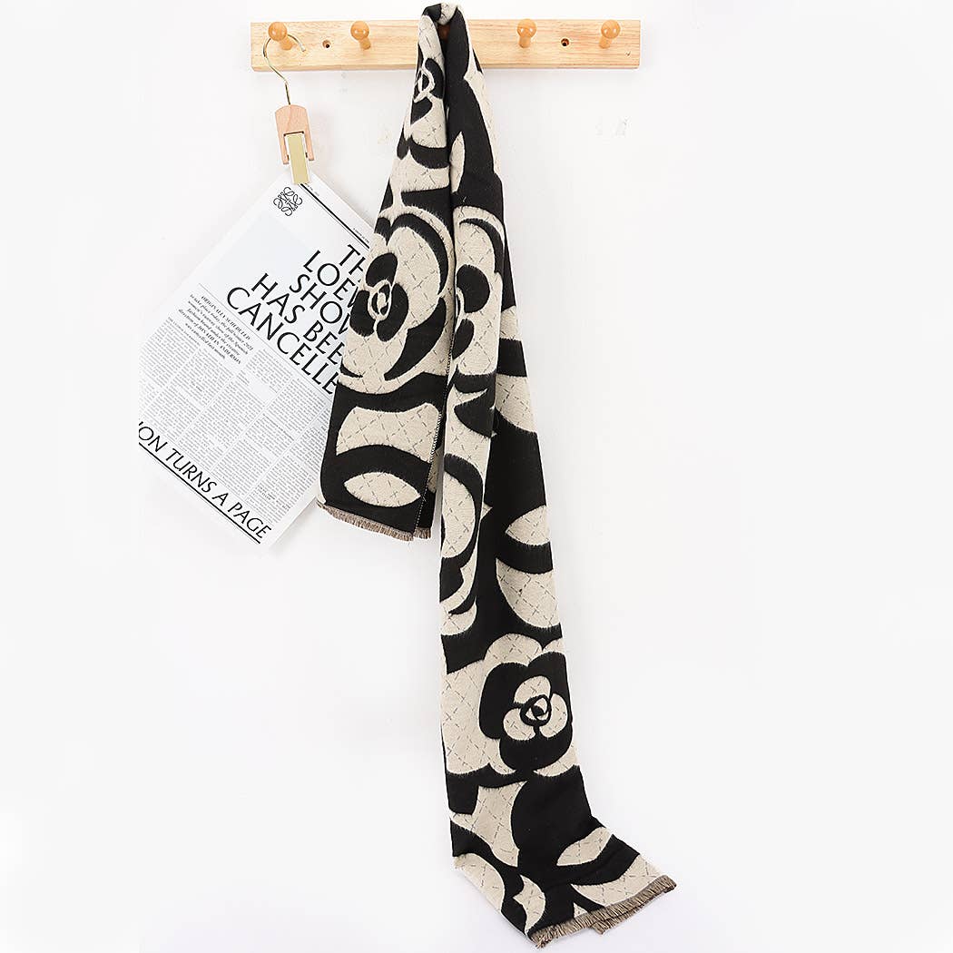 Camille Floral Print Scarf